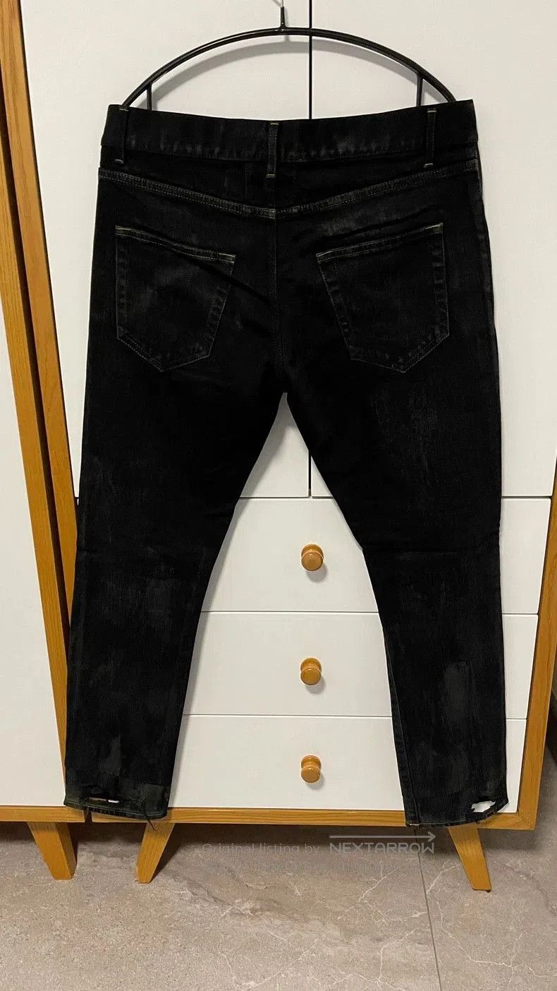 Saint Laurent Paris Saint Laurent Black Ripped Jeans D02. Size US 31 - 4 Thumbnail