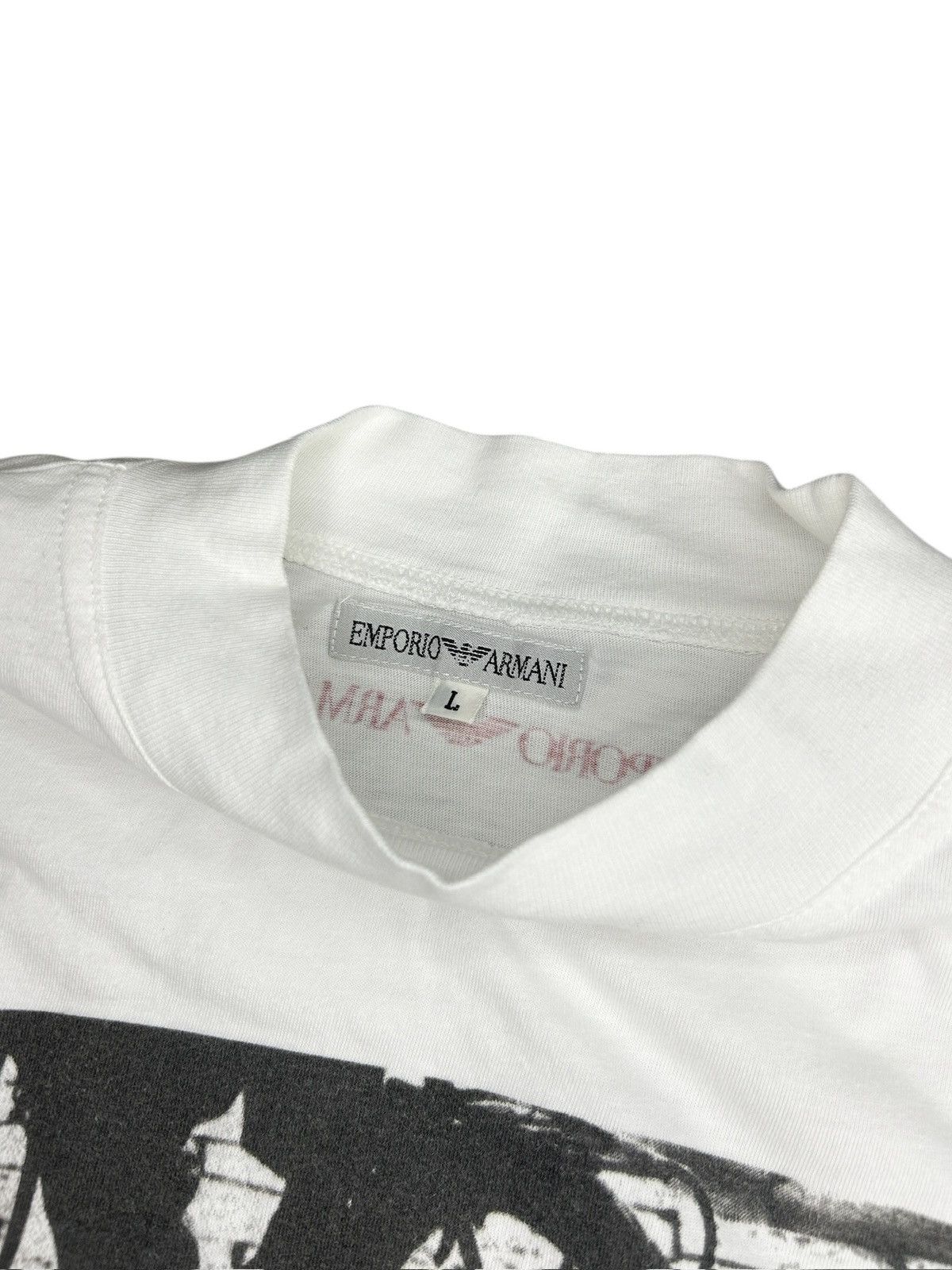 Emporio Armani 90s Bike LS T-Shirt Size US L / EU 52-54 / 3 - 3 Thumbnail