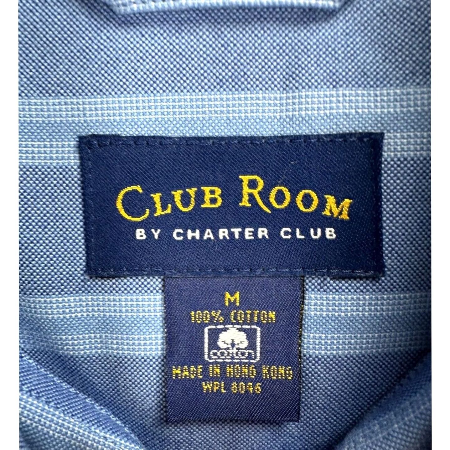 Club Room Club Room Charter Club Shirt Mens Medium Blue Regimental Stripe Button-Down NEW Size US M / EU 48-50 / 2 - 4 Thumbnail