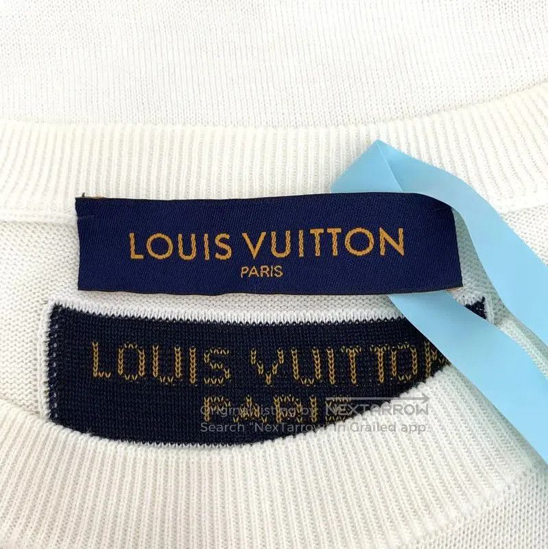 Louis Vuitton Louis Vuitton Men's Cotton T-Shirt in Off-White . Size US XL / EU 56 / 4 - 5 Thumbnail