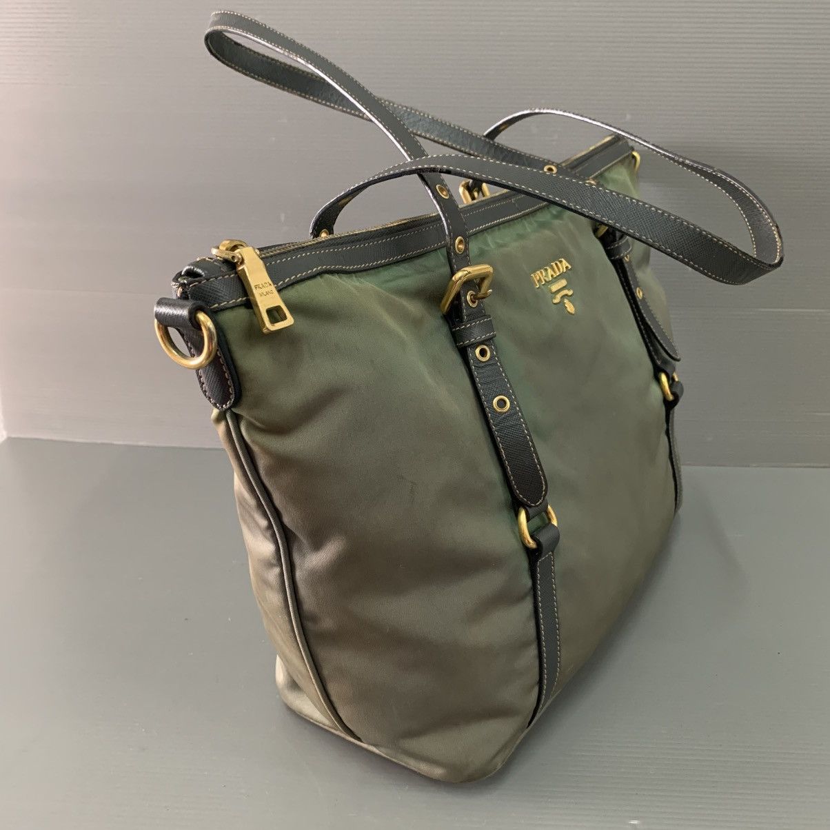 Prada Prada Nylon Tote Handbag Size ONE SIZE - 4 Thumbnail