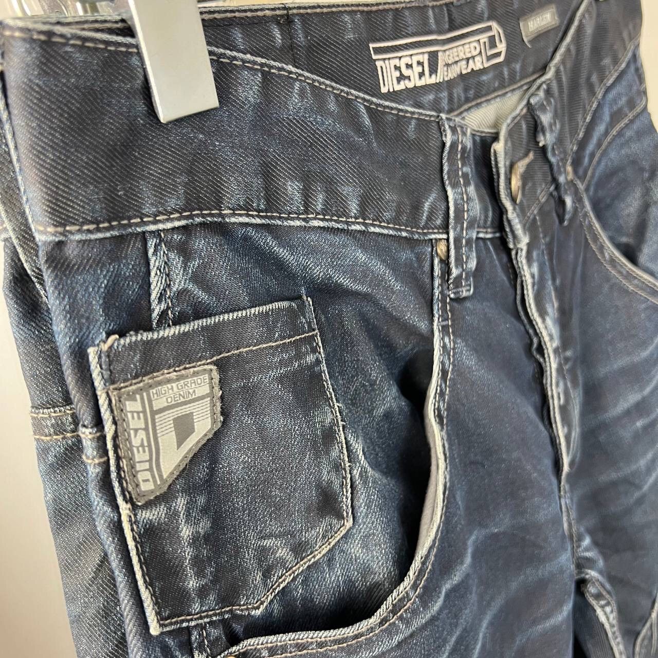 Diesel Y2K Vintage Diesel Denim Pants Italy Designer Distressed Size US 30 / EU 46 - 2 Thumbnail