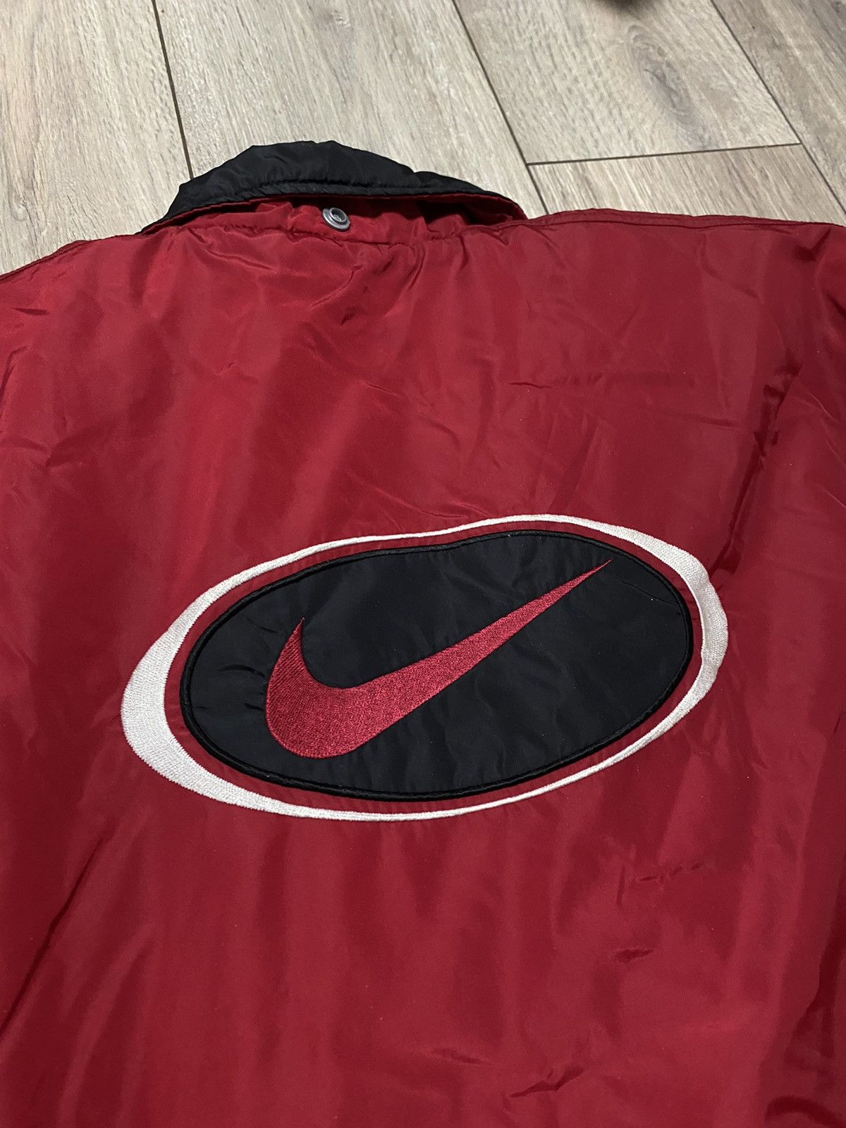 Nike Vintage Nike Jacket Sintepon Coat Big Swoosh Bangladesh Y2K Size US XL / EU 56 / 4 - 3 Thumbnail