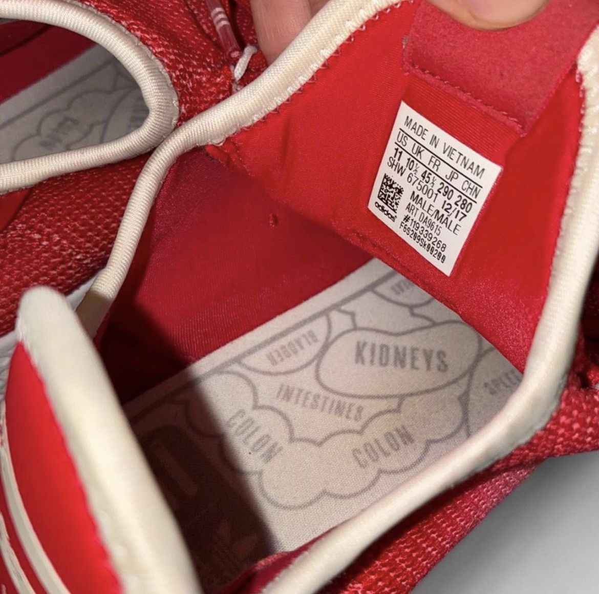 Adidas × Pharrell 11M Adidas x Pharrell Williams Scarlet red trainers Size US 11 / EU 44 - 5 Thumbnail