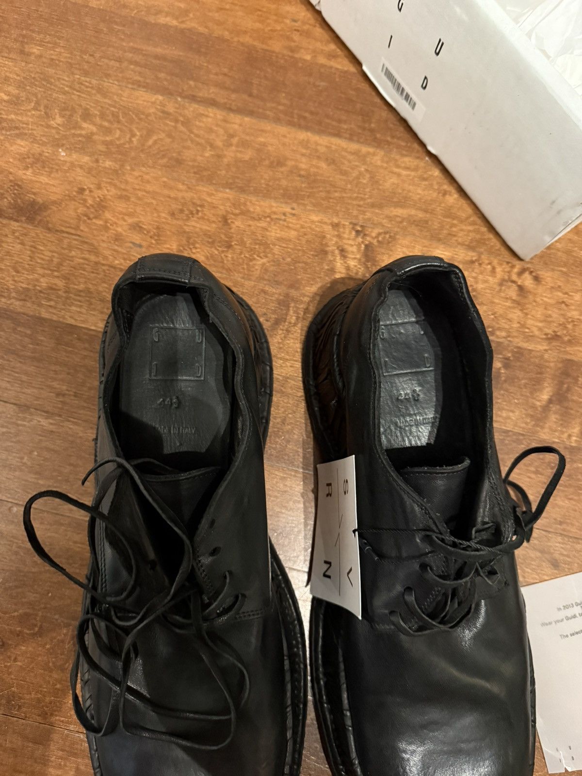 Guidi Guidi SVRN Exclusive Men’s 792 Wrinkle Wrap Sole Derby Size US 11 / EU 44 - 9 Thumbnail