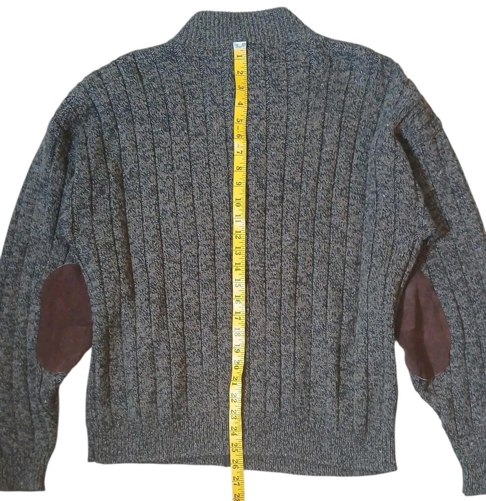 Orvis ORVIS Wool Blend & Leather L/XL Zip-up sweater 70's Size US L / EU 52-54 / 3 - 6 Thumbnail