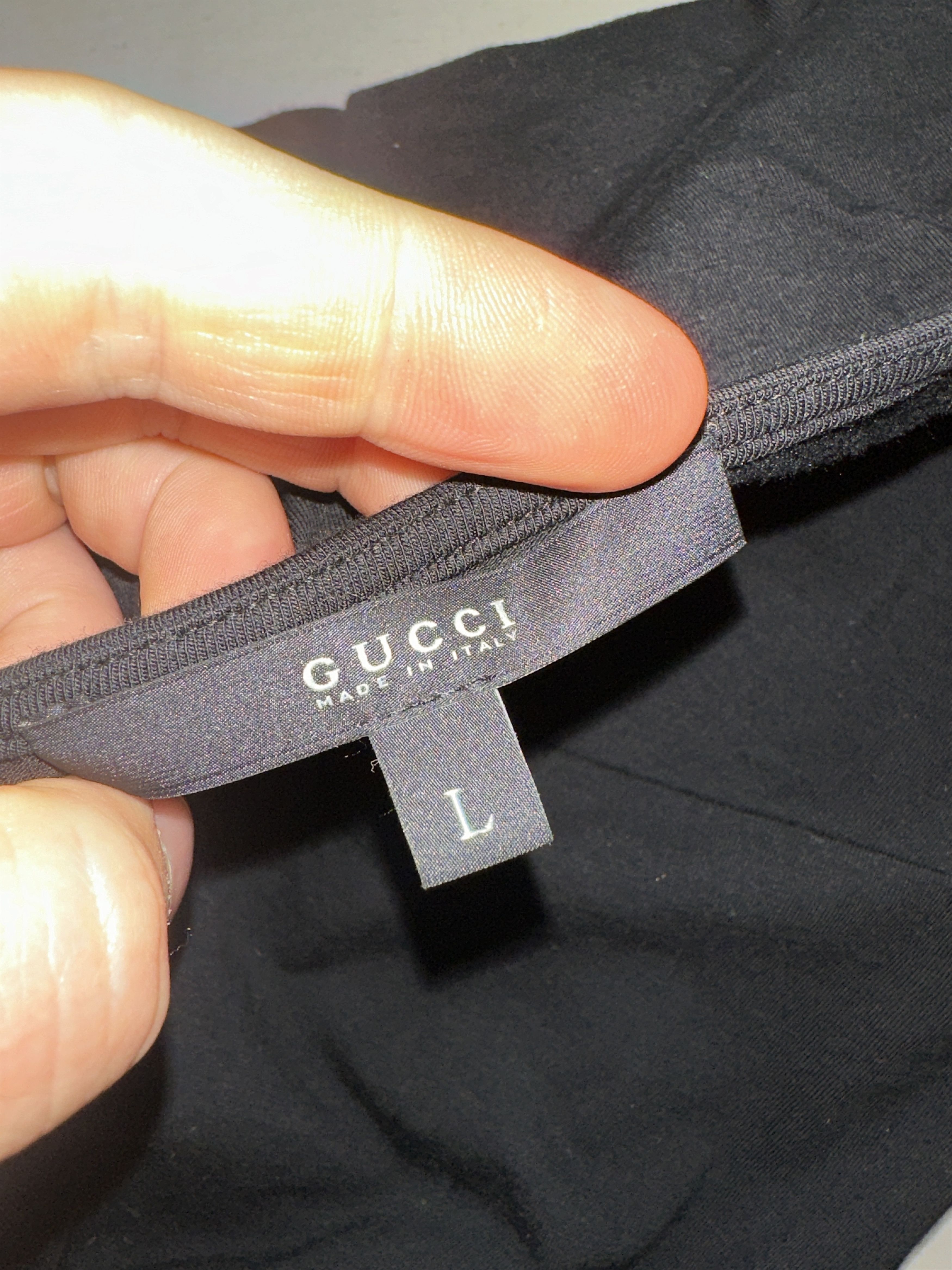 Gucci Gucci Black Web Buckle Stretch Top Sweater Pullover Size L Size L / US 10 / IT 46 - 4 Thumbnail