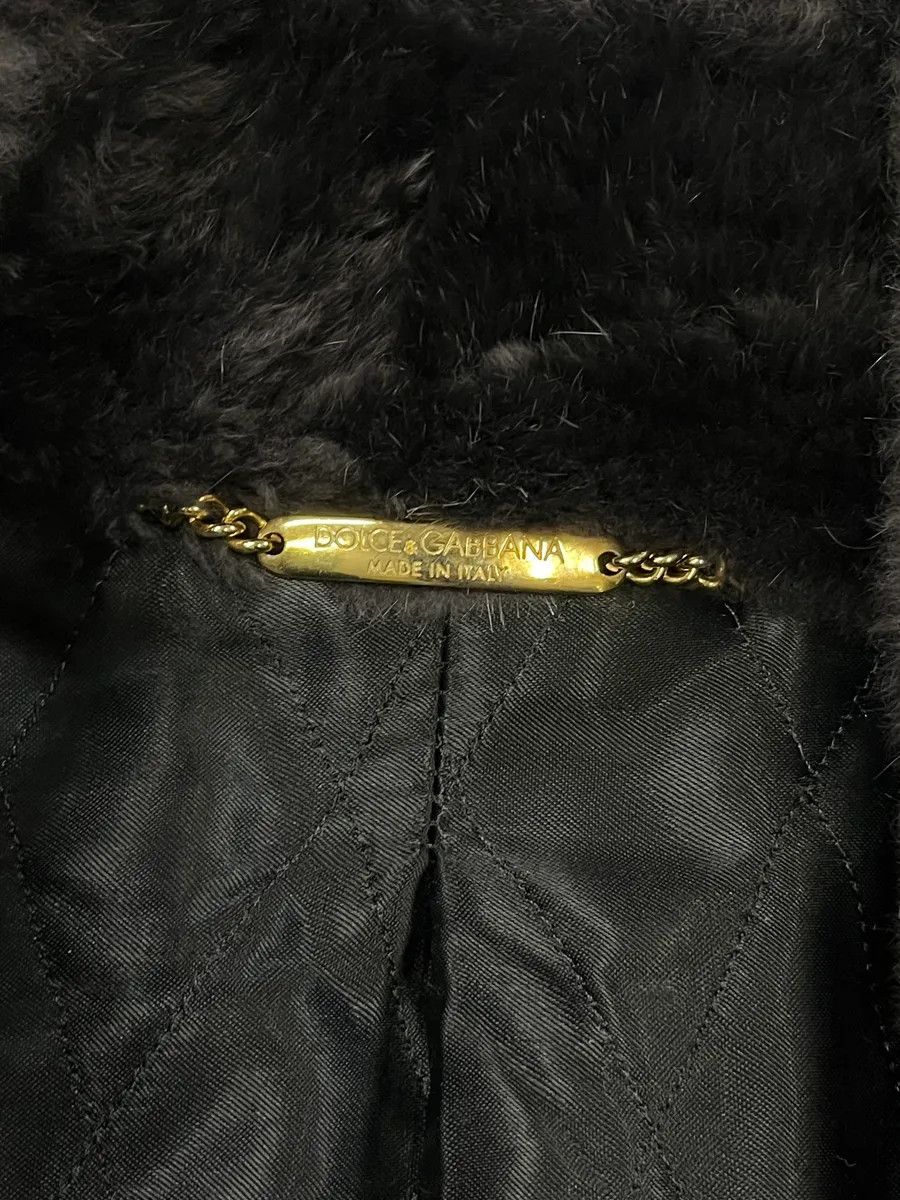 Dolce & Gabbana AW2006 Dolce & Gabbana Grey Wool Premium Fur Collar Royal Coat Size US M / EU 48-50 / 2 - 9 Thumbnail