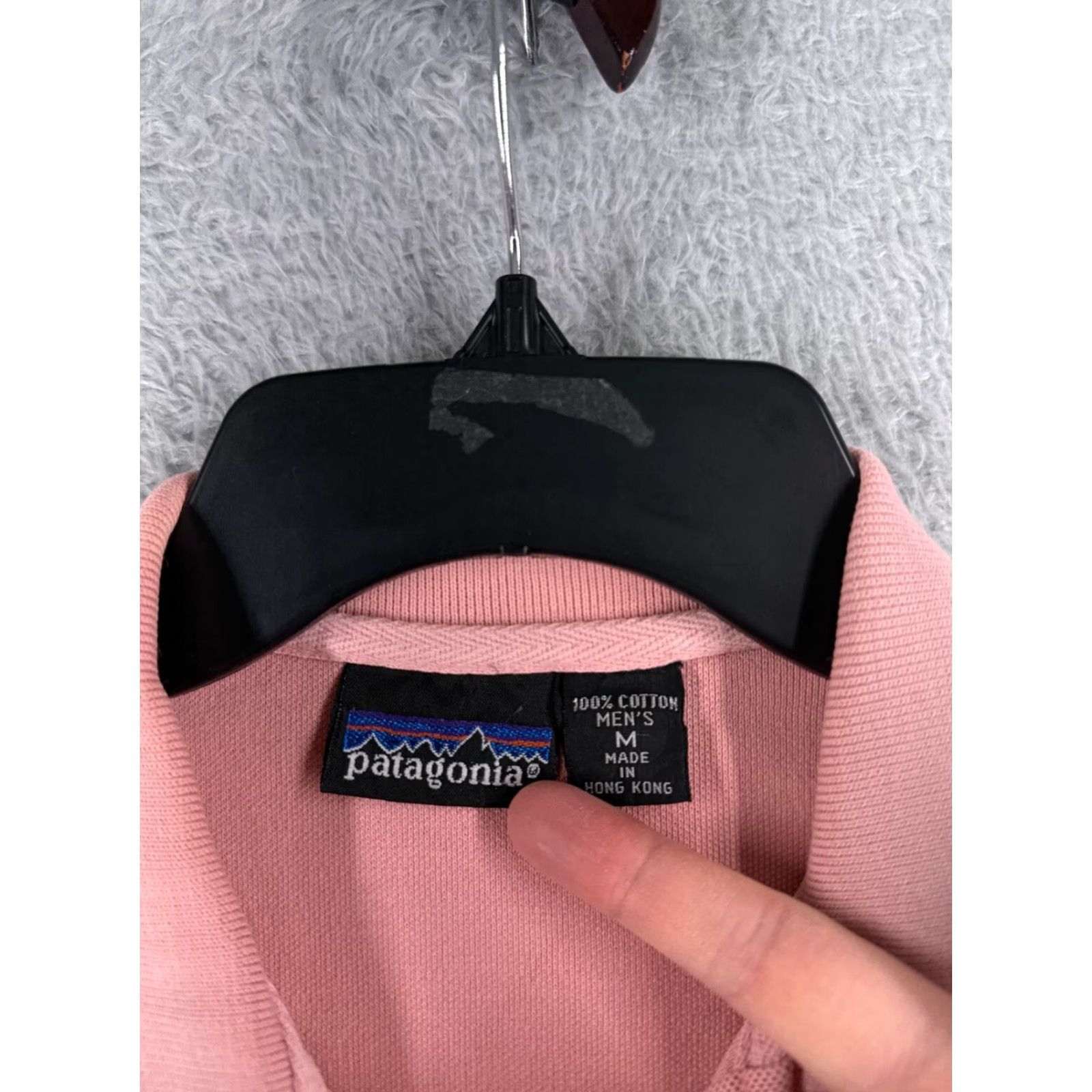 Patagonia VINTAGE Patagonia Polo Shirt Adult Medium Pink Short Sleeve Cotton Knit Shirt Mens Polo Size US M / EU 48-50 / 2 - 7 Thumbnail
