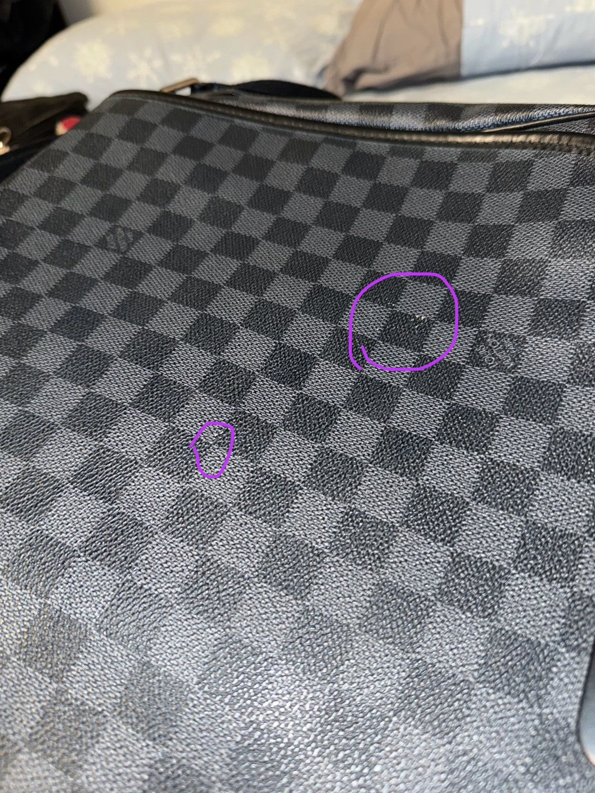Louis Vuitton Louis Vuitton Daniel MM Damier Graphite Messenger Bag Size ONE SIZE - 12 Thumbnail