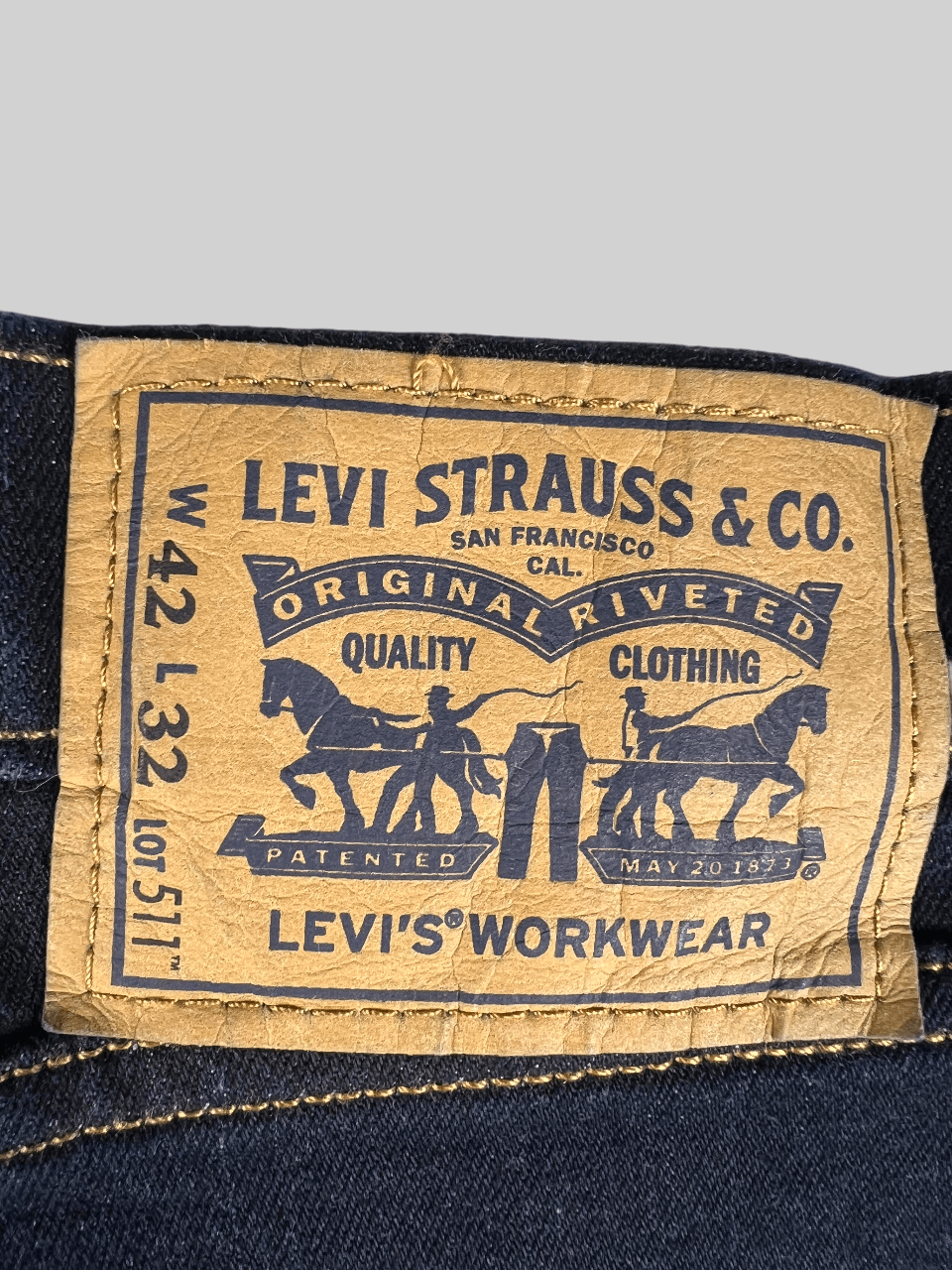 Levi's Levis 511 W42 L32 Jeans Raw Denim Size US 42 / EU 58 - 8 Thumbnail
