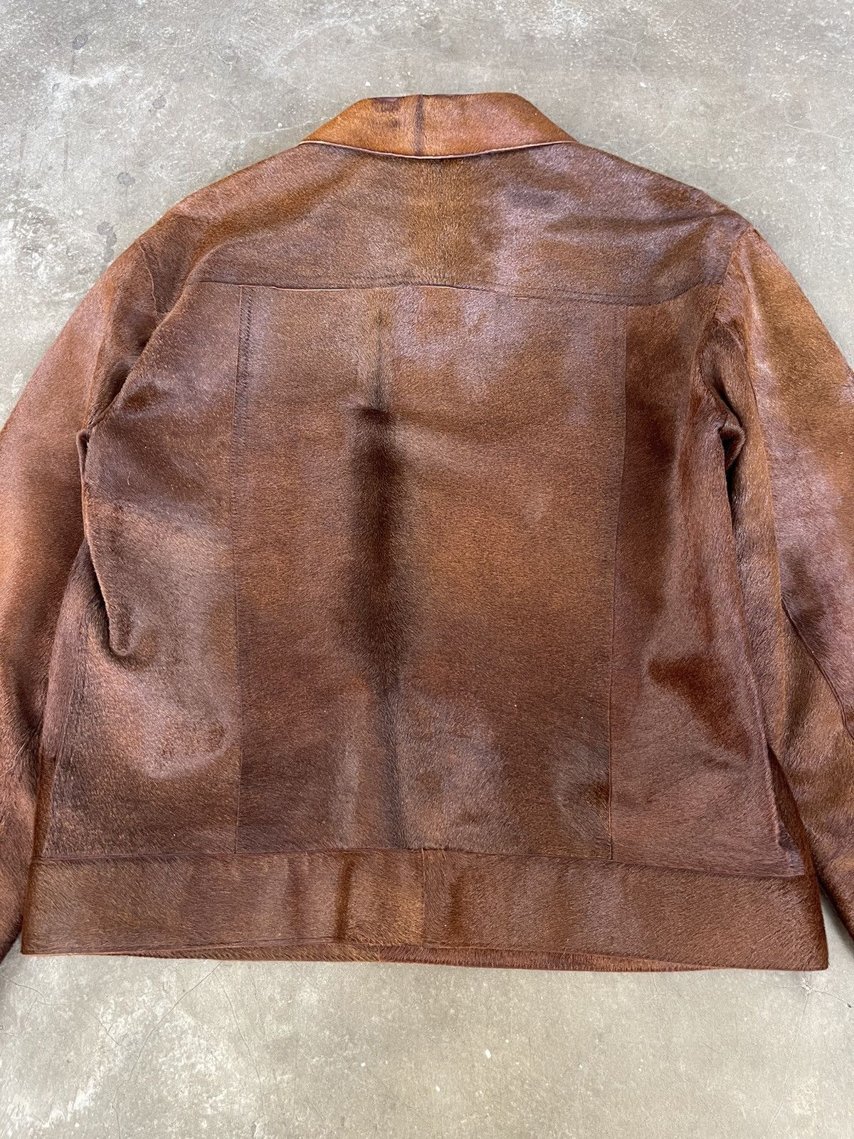 Gucci Gucci Tom Ford Brown Pony Hair Type 3 Jacket Vera Pelle Size US M / EU 48-50 / 2 - 10 Thumbnail