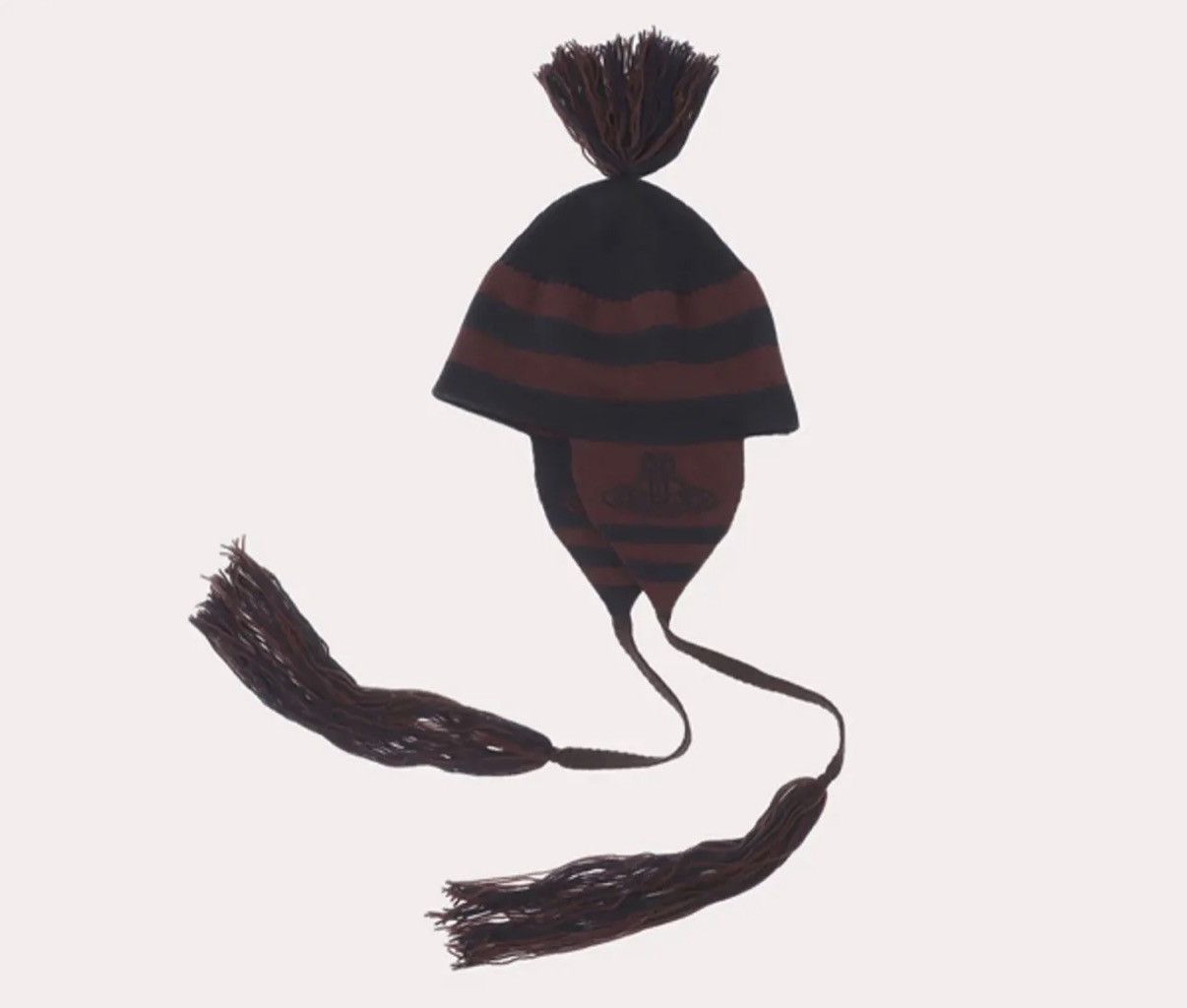 Vivienne Westwood Vivienne Westwood ORB ear flap beanie hat Y2K punk Size ONE SIZE - 1 Thumbnail