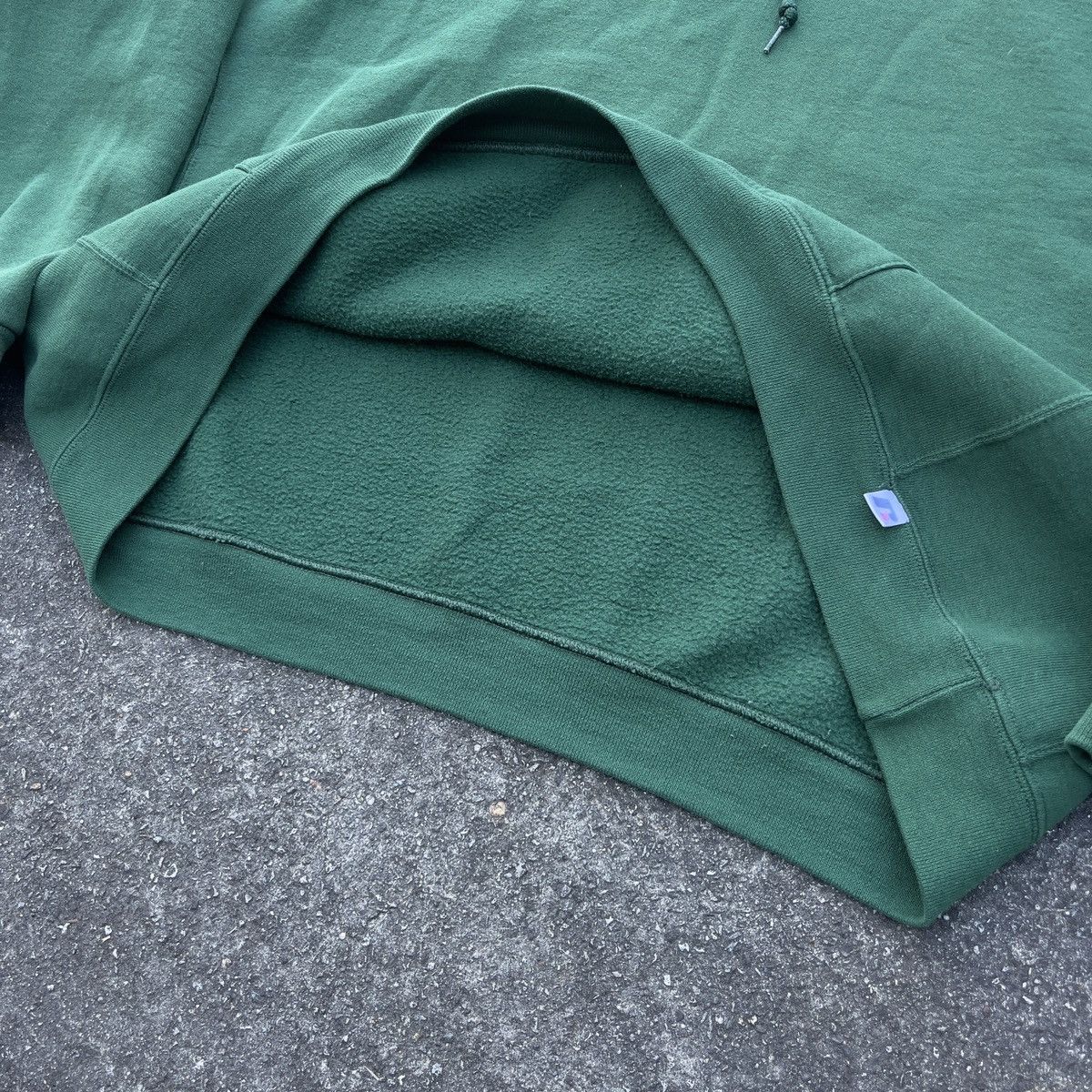 Russell Athletic × Vintage Vintage Y2K RUSSELL ATHLETIC Forrest Green Hoodie Size US XXL / EU 58 / 5 - 4 Thumbnail