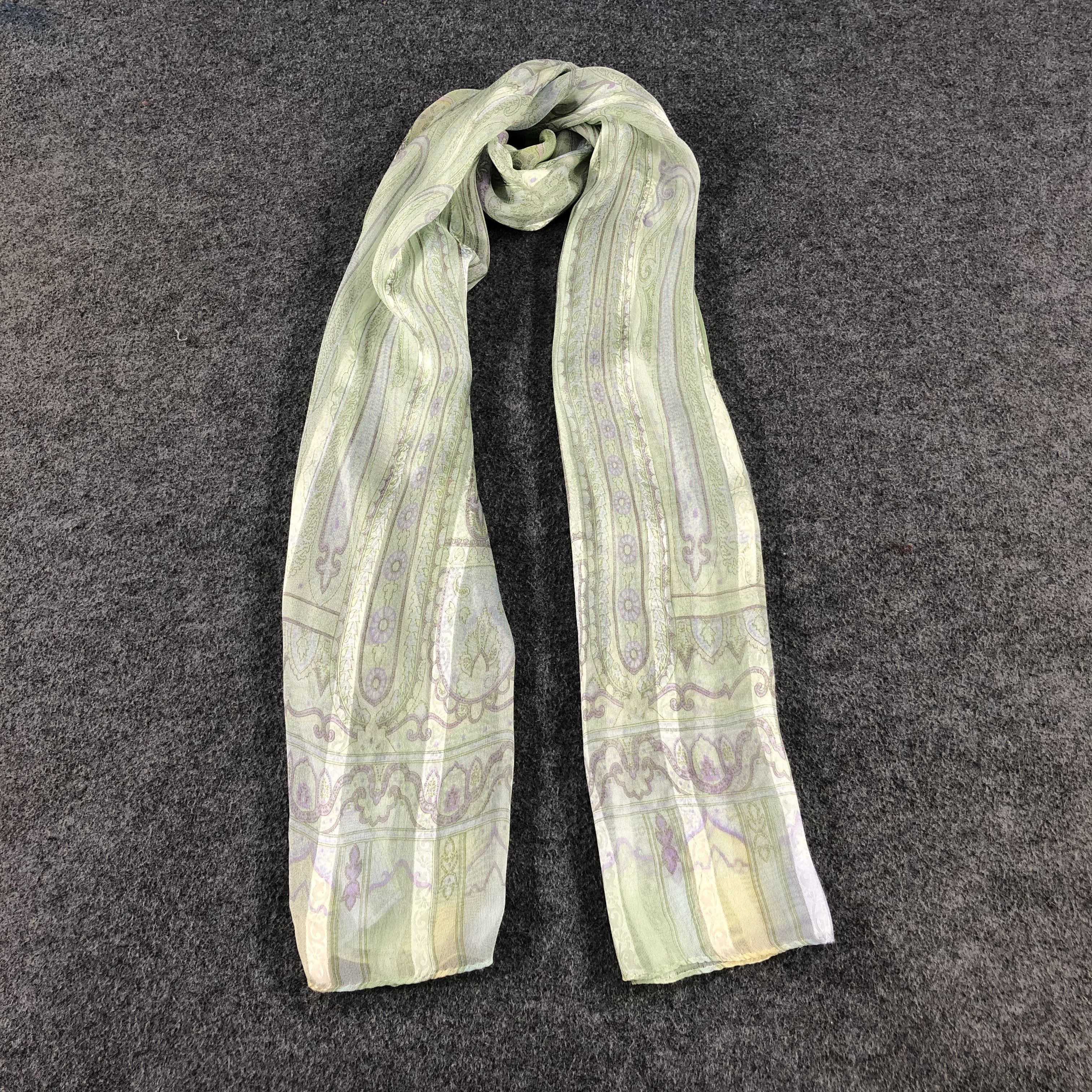 Mila Schon Mila Schon Silk Stole Silk Scarf M885 Size ONE SIZE - 2 Thumbnail