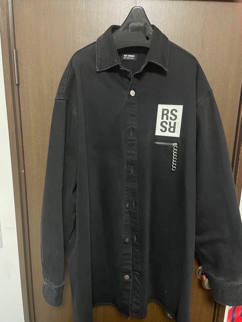 Raf Simons Raf Simons 20aw washed chain denim shirt Size US S / EU 44-46 / 1 - 1 Thumbnail
