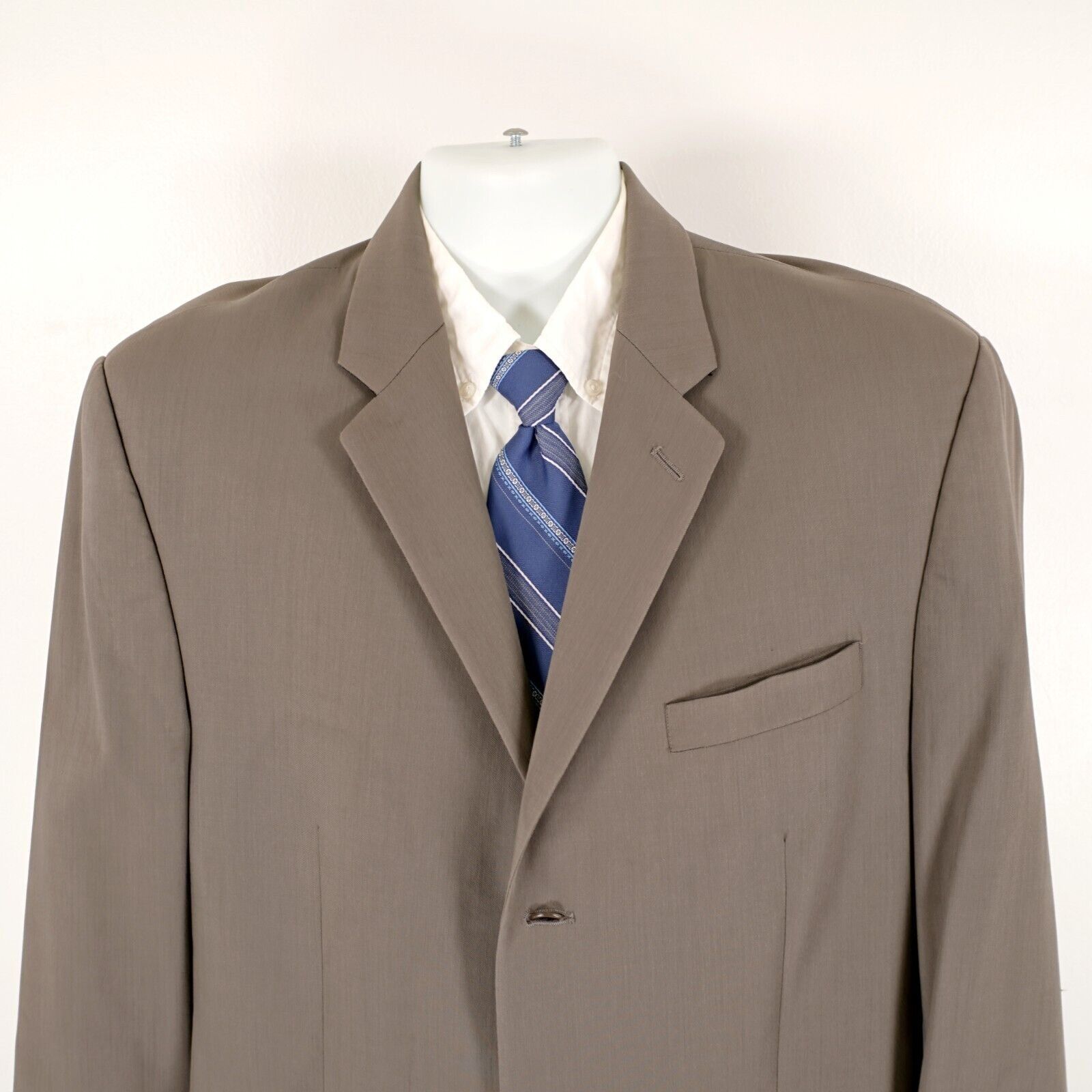 Calvin Klein Wool Beige Blazer 42L 3 Button