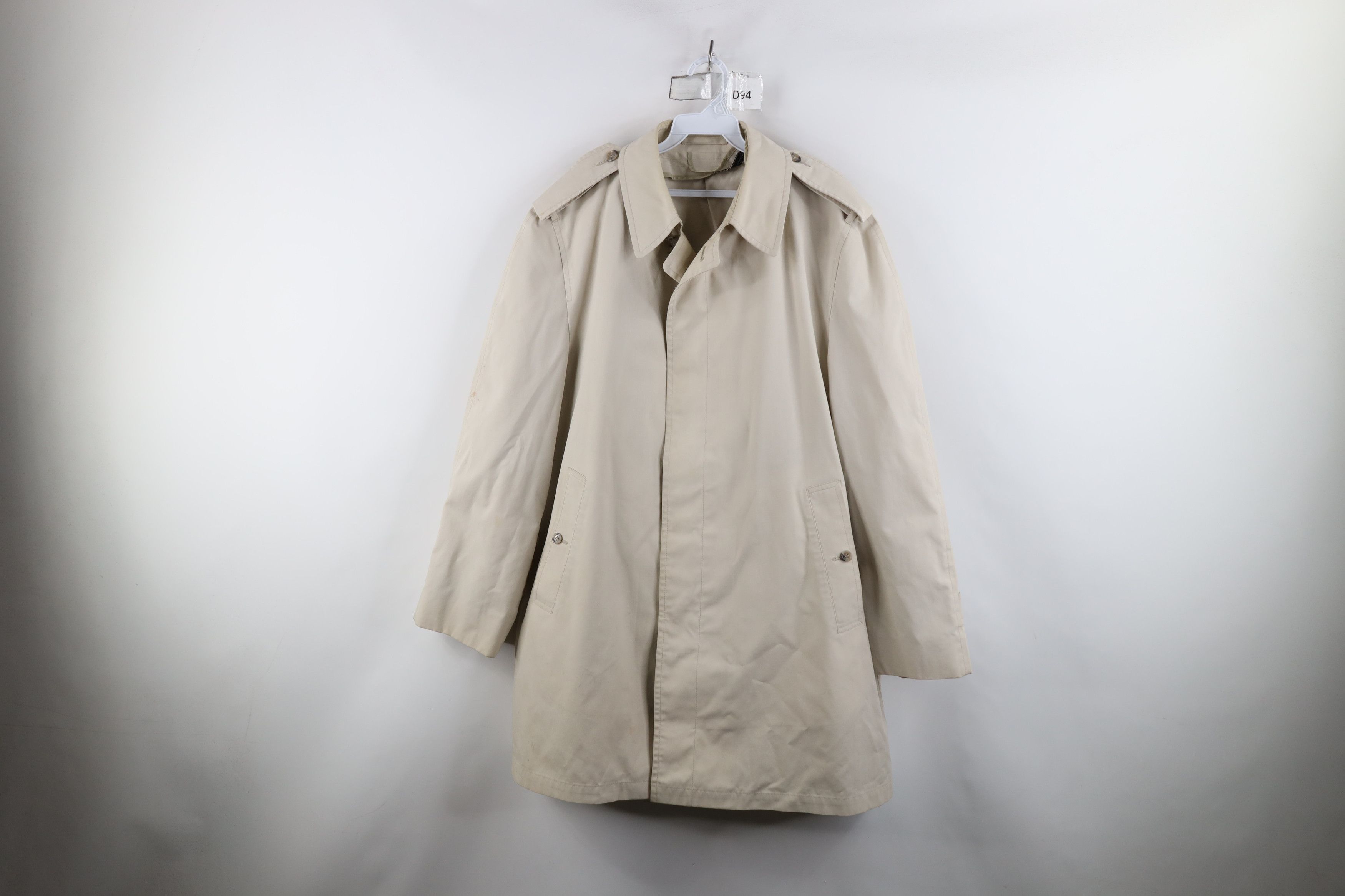 Vintage Vintage 70s Streetwear Style Trench Coat Rain Jacket Size US XL / EU 56 / 4 - 1 Thumbnail