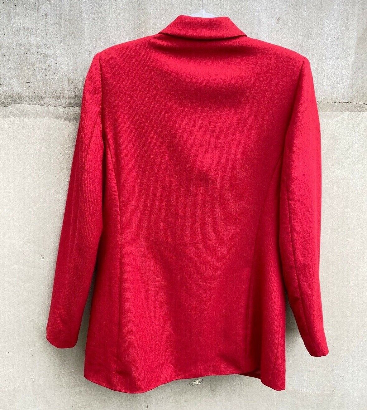 Burberry Burberry London Red Wool Ladies Blazer Size M / US 6-8 / IT 42-44 - 2 Thumbnail