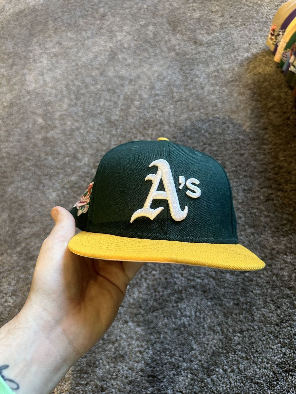 New Era Oakland A’s Fitter 7 3/8 Size ONE SIZE - 1 Thumbnail