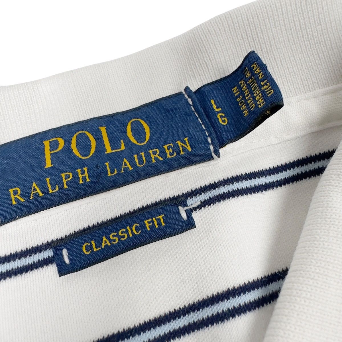 Polo Ralph Lauren Polo Ralph Lauren Shirt Classic Fit Striped Light Blue Size US L / EU 52-54 / 3 - 4 Thumbnail