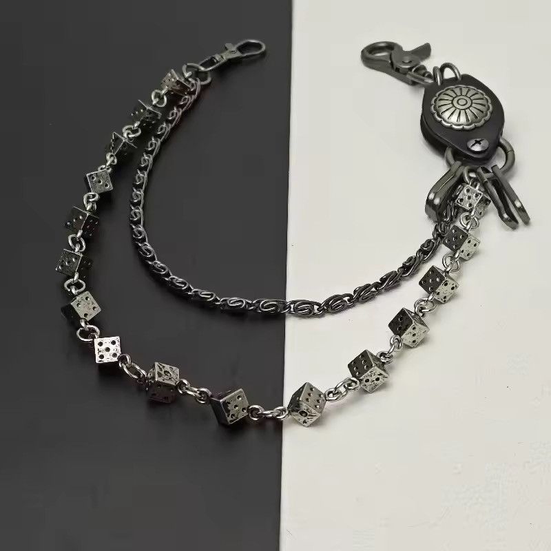 Jewelry Dice Chain Wallet Belt Chain Trousers Pants and jeans Size ONE SIZE - 1 Thumbnail
