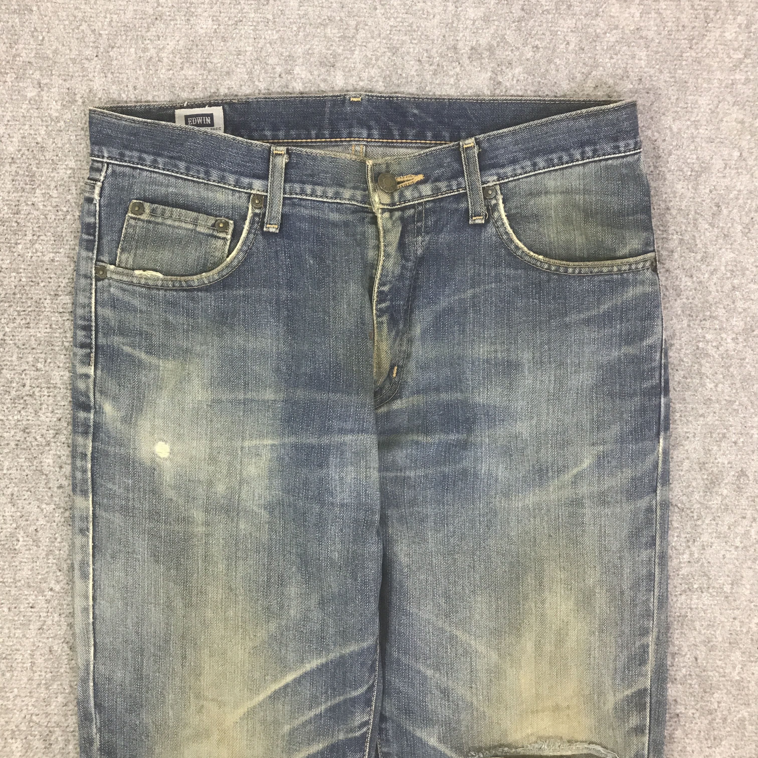 Edwin EDWIN DISTRESSED DENIM K129B16 Size US 33 - 2 Thumbnail