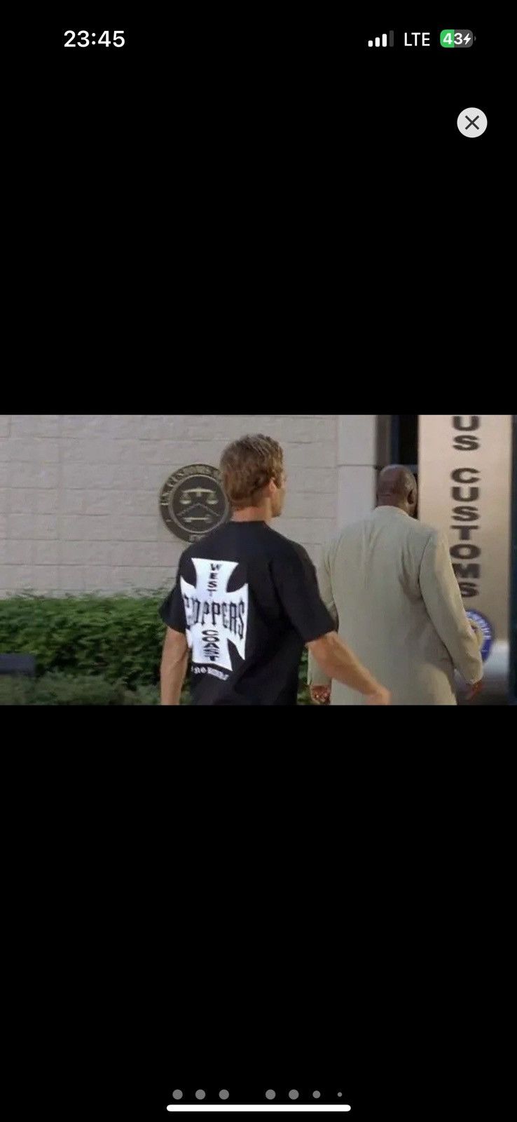 West Coast Choppers Vintage West Coast Choppers Black T-Shirt Paul Walker Size US XL / EU 56 / 4 - 4 Thumbnail