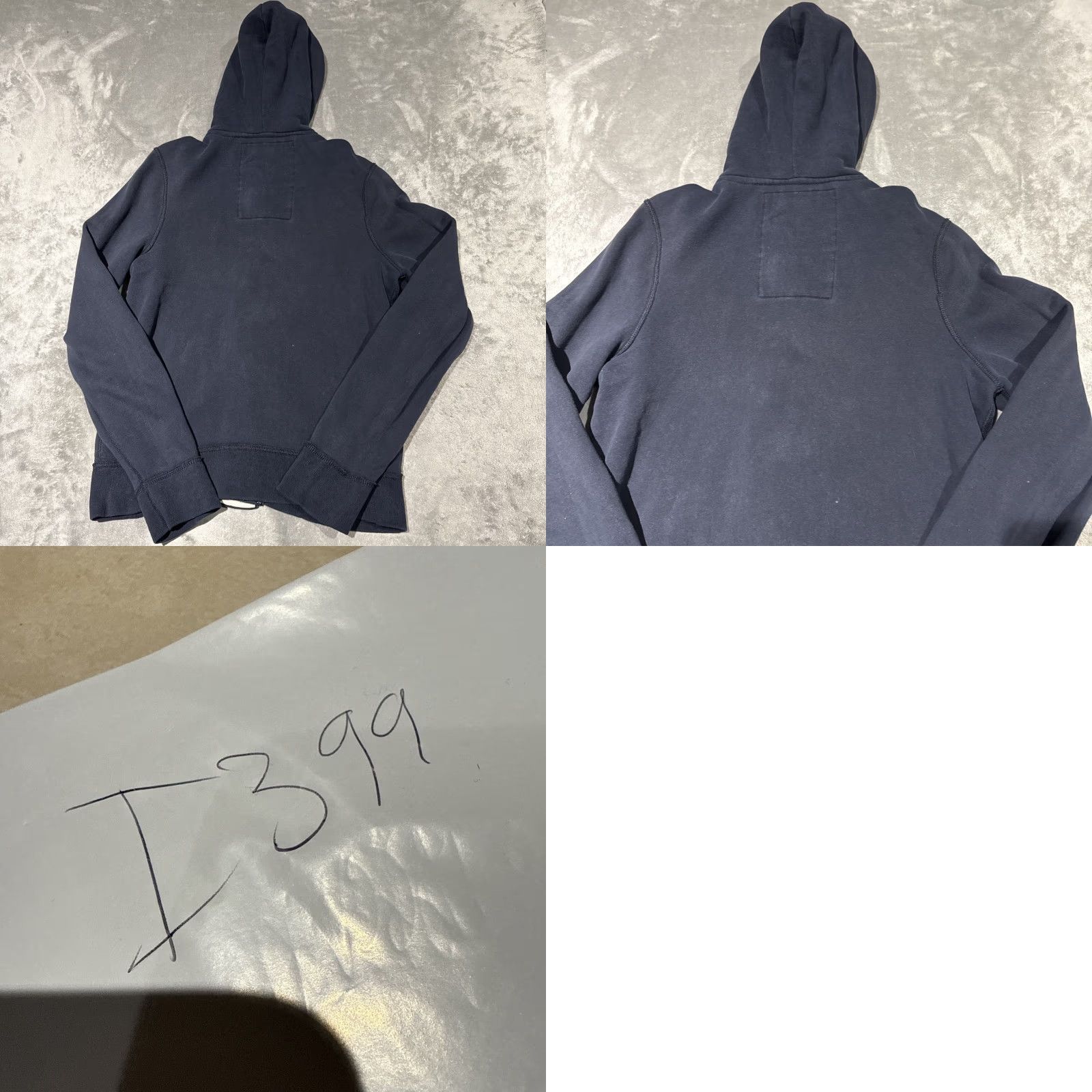 Abercrombie & Fitch Abercrombie & Fitch Sweatshirt Hoodie Mens Large Blue Button Up Cardigan Hooded Muscle Heavy Logo Size US L / EU 52-54 / 3 - 8 Thumbnail