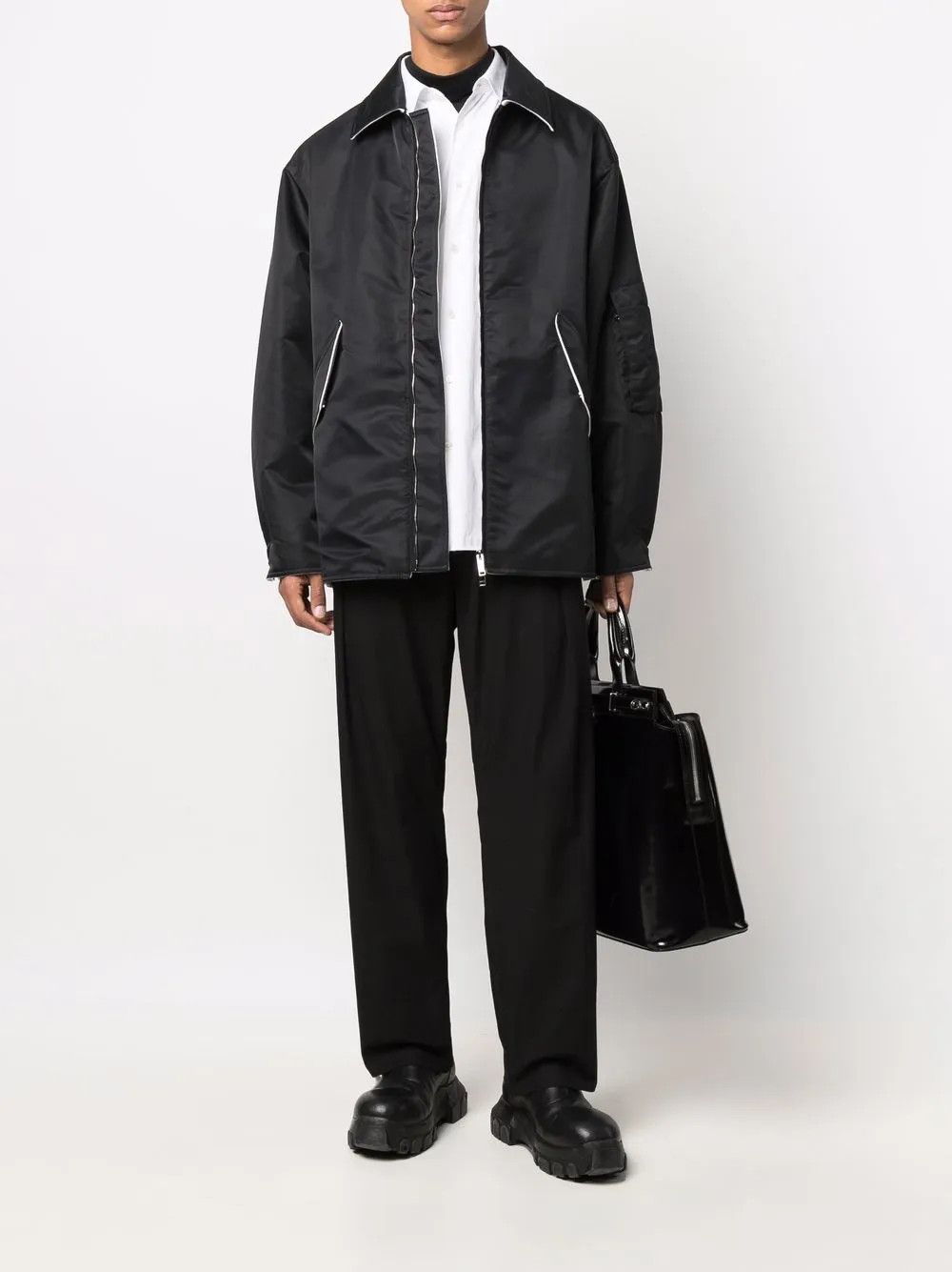 Valentino o1y0525 Jacket in Black Size US M / EU 48-50 / 2 - 5 Thumbnail