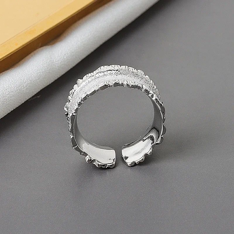 Jewelry Real 925 Sterling Silver Engagement Rings Size ONE SIZE - 3 Thumbnail