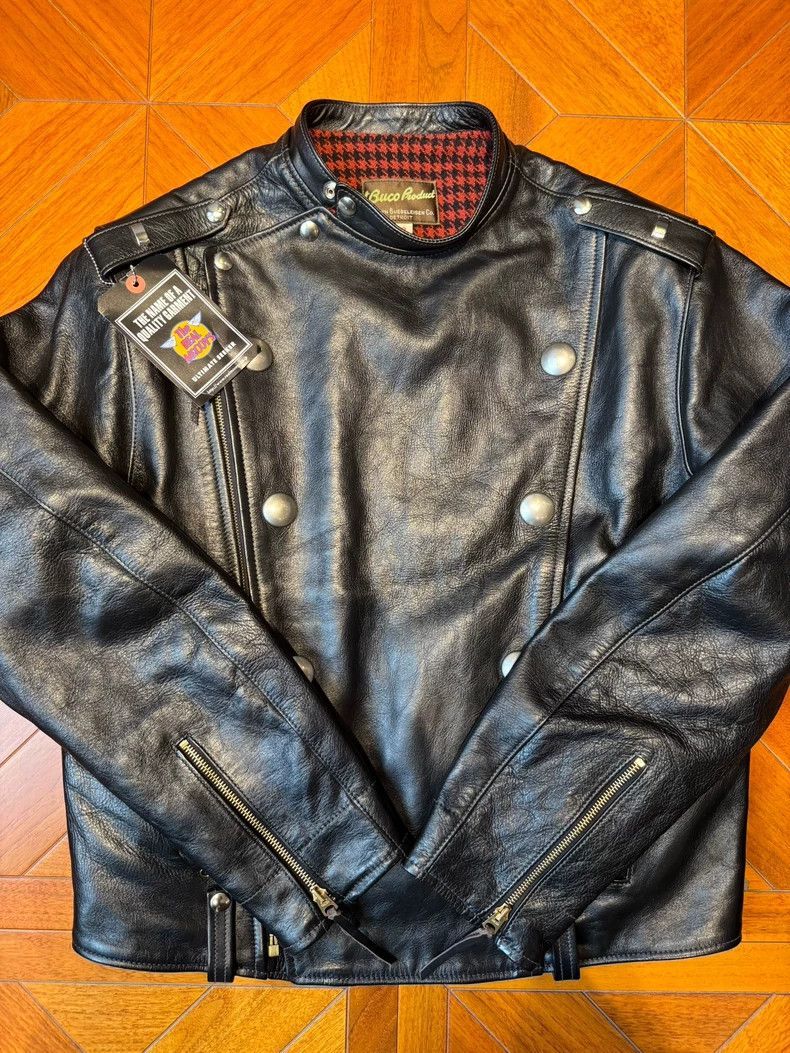 The Real McCoys Motorcycle Leather Jacket BUCO J-31