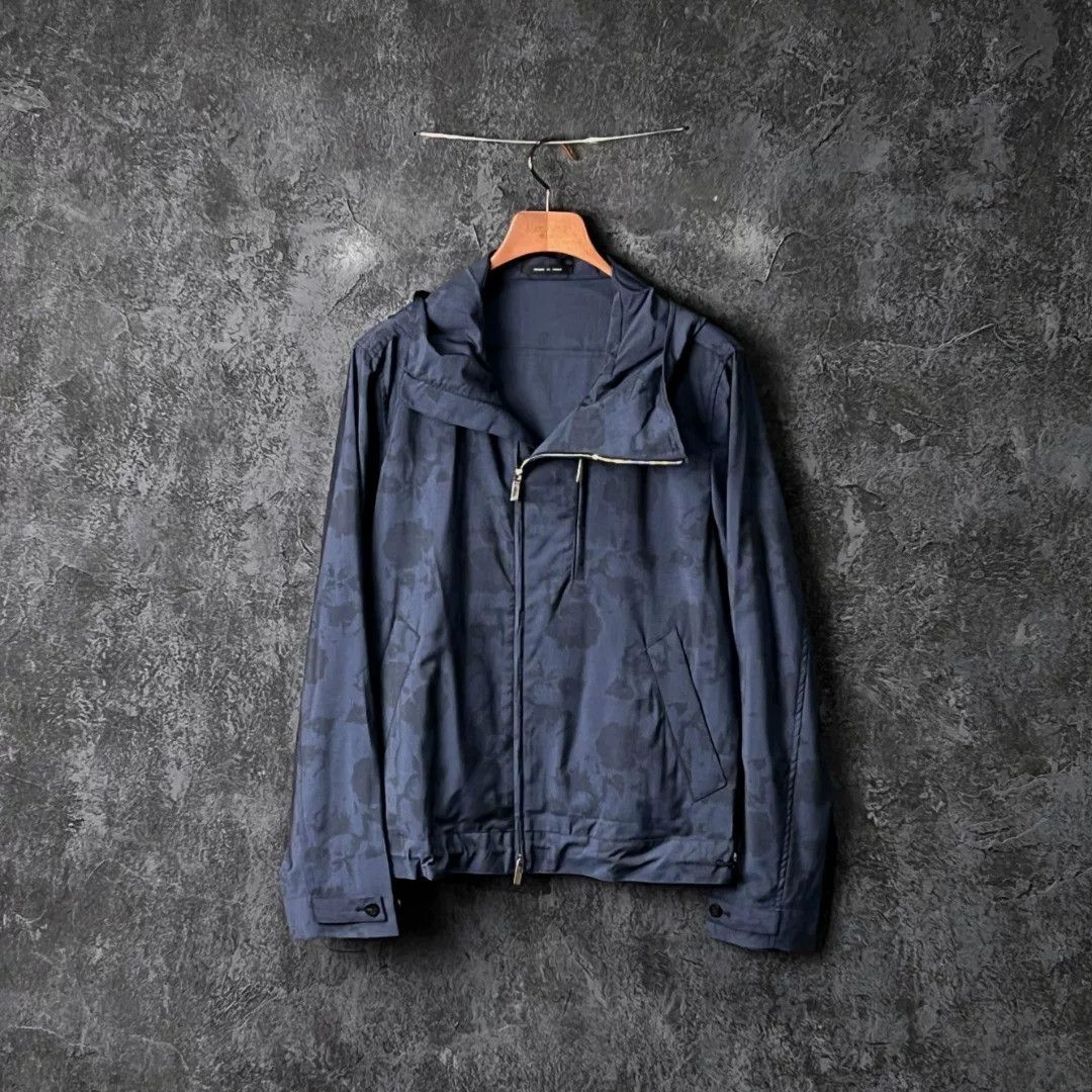 Armani Armani Wool Blue Light Jacket m Men Size US M / EU 48-50 / 2 - 1 Thumbnail