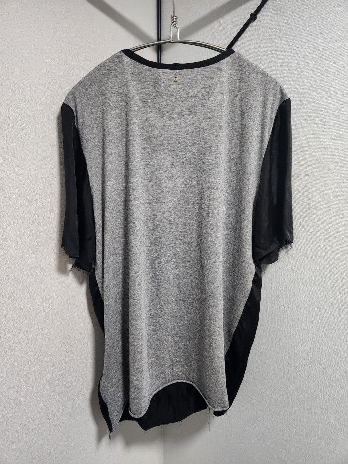 Valentino Valentino black Cupro And Cotton T-shirt Size S / US 4 / IT 40 - 3 Thumbnail