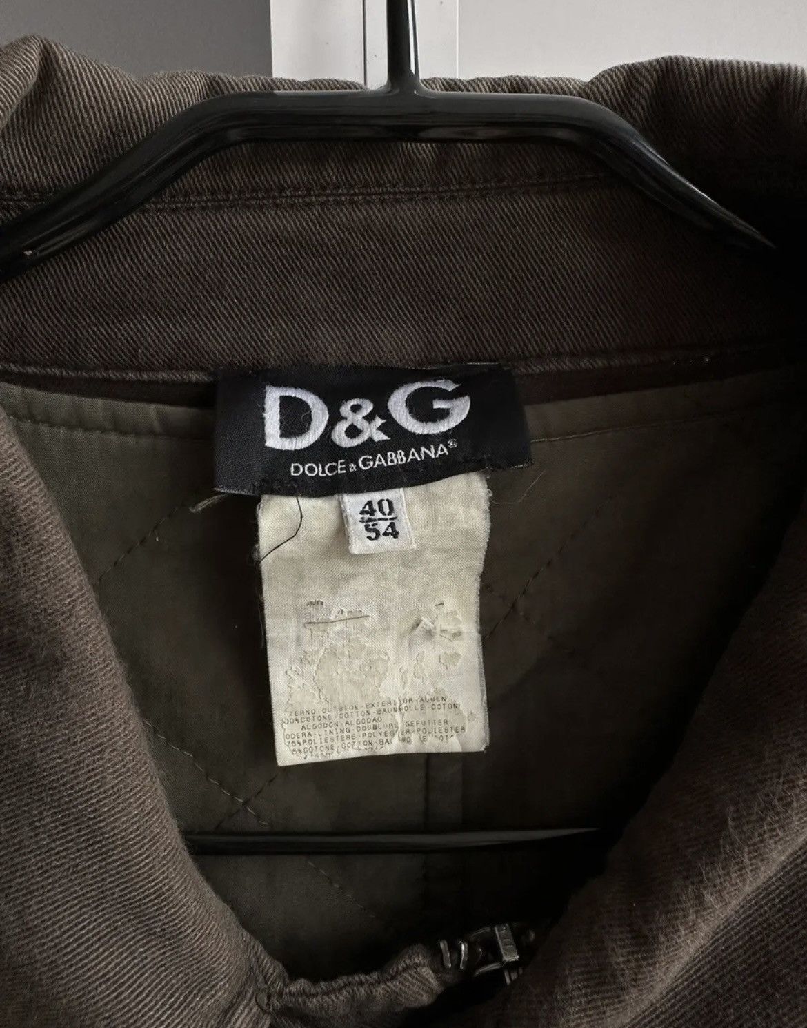 Dolce & Gabbana Vintage Dolce&Gabbana Archival Military Cargo Khaki Jacket Size US L / EU 52-54 / 3 - 2 Thumbnail
