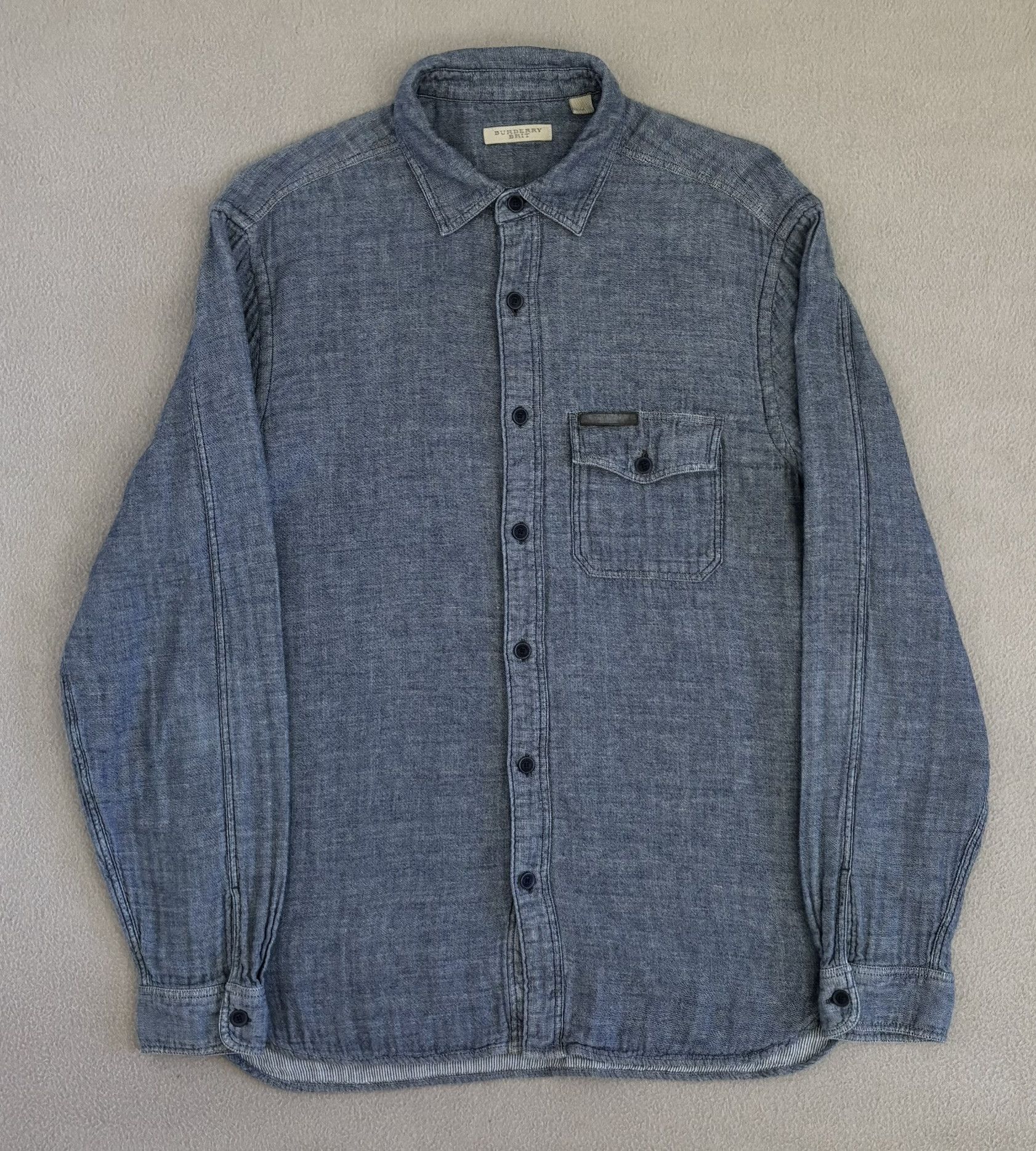 Burberry Burberry shirt denim Medium Size US M / EU 48-50 / 2 - 5 Thumbnail