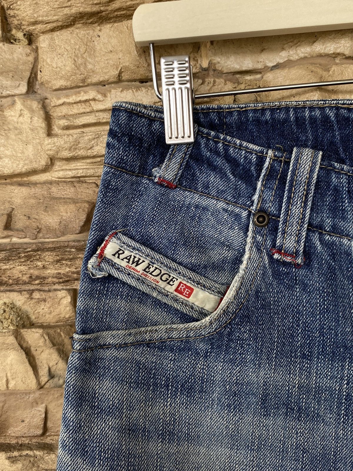 If Six Was Nine × Japanese Brand × Vintage Raw Edge Vintage Denim Size US 31 - 4 Thumbnail