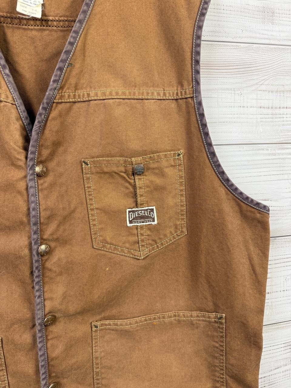 Diesel 90s Vintage Diesel Vest RARE Size US M / EU 48-50 / 2 - 2 Thumbnail