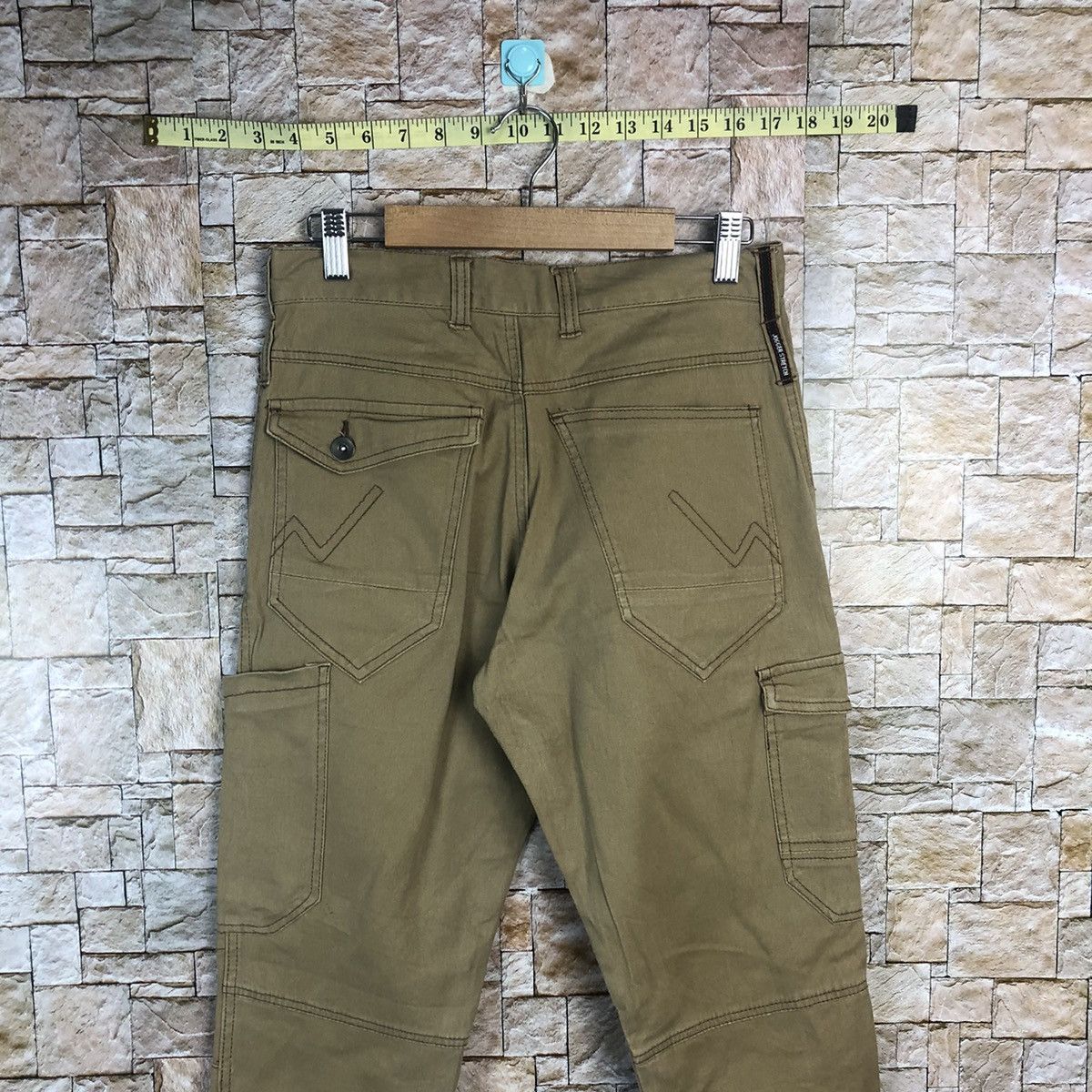 Japanese Brand × Vintage Japanese Brand vintage utility Brown Joggers Pants #A97 Size US 29 - 17 Thumbnail