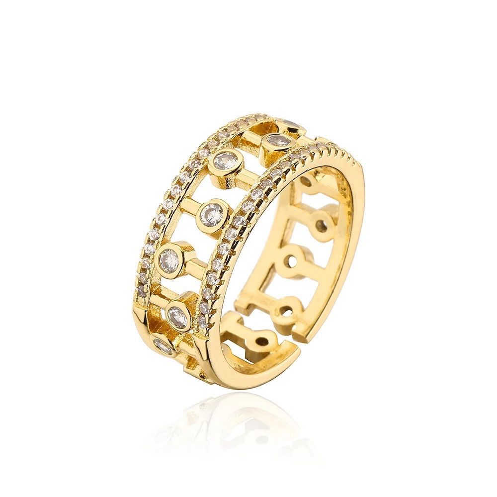 Jewelry Creative Zircon Rings Size ONE SIZE - 2 Thumbnail