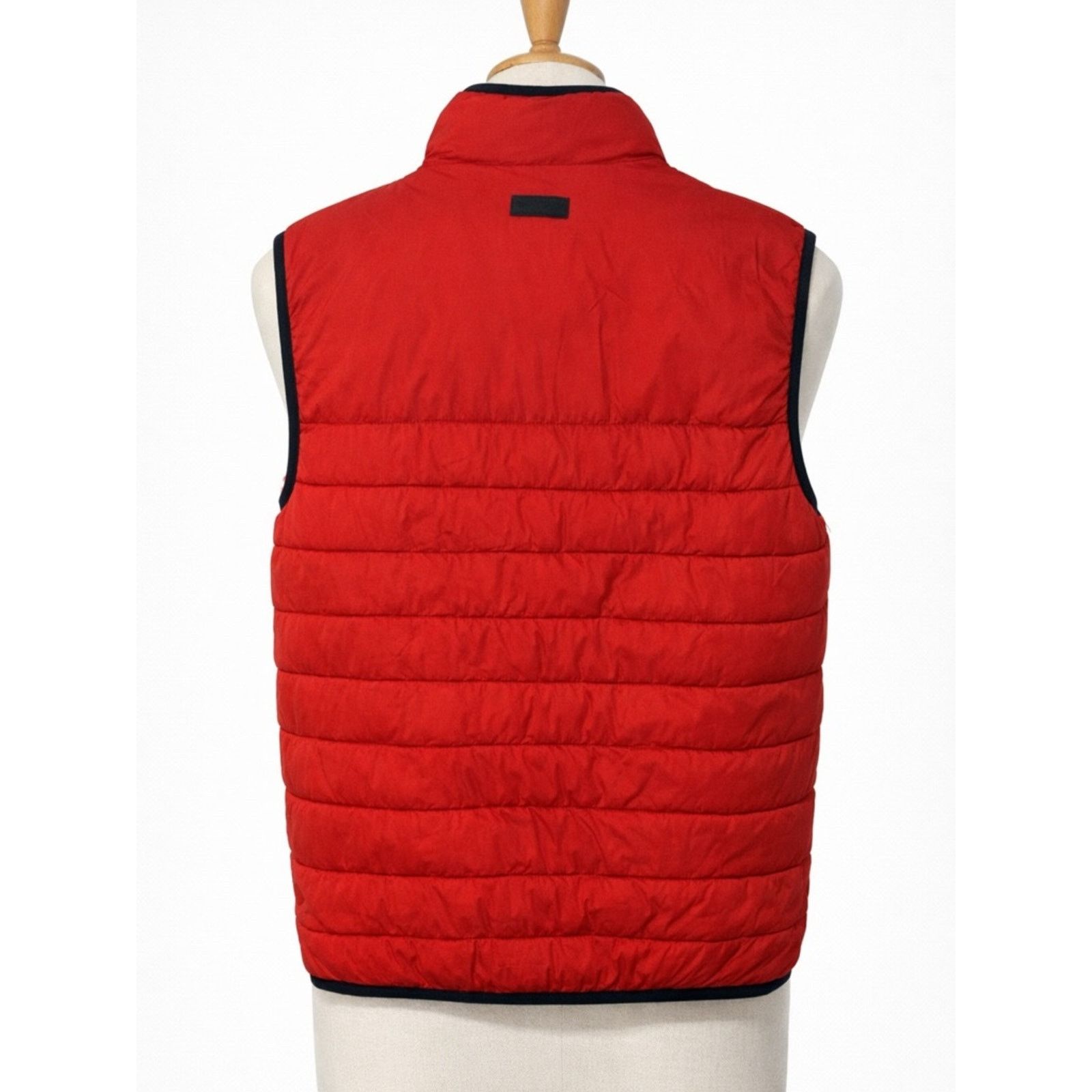 Perry Ellis Perry Ellis Red Quilted Puffer Vest with Black Trim Size US M / EU 48-50 / 2 - 3 Thumbnail