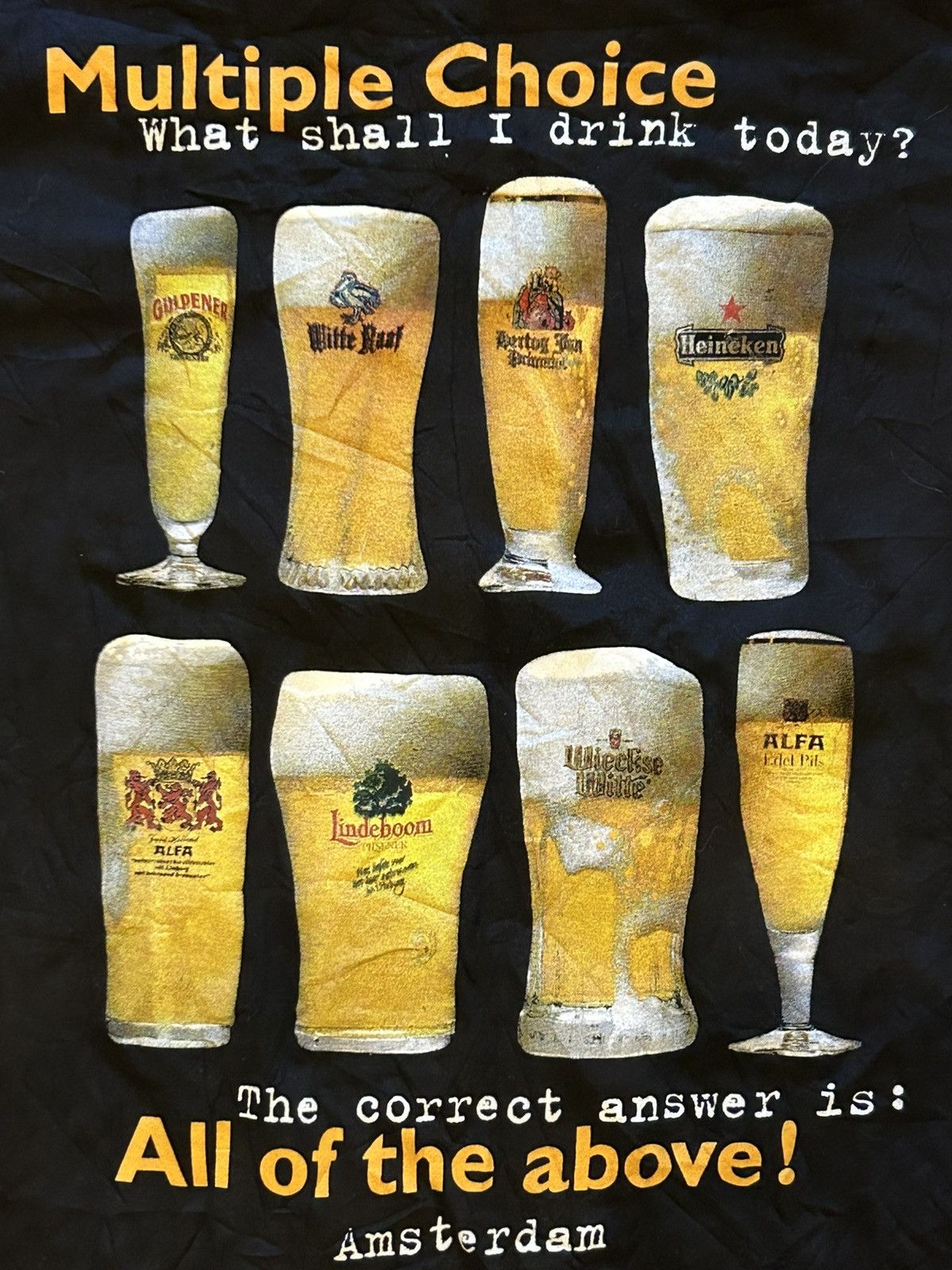 Heineken × Vintage Vintage Amsterdam Beer Tshirt Size US L / EU 52-54 / 3 - 3 Thumbnail