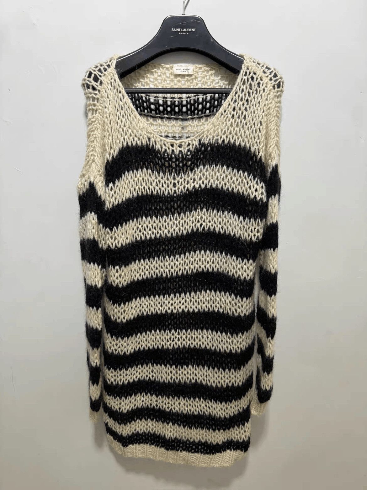 Saint Laurent Paris Saint Laurent Paris by Hedi 15AW Stripe Knitwear-2508 Size US XS / EU 42 / 0 - 1 Thumbnail