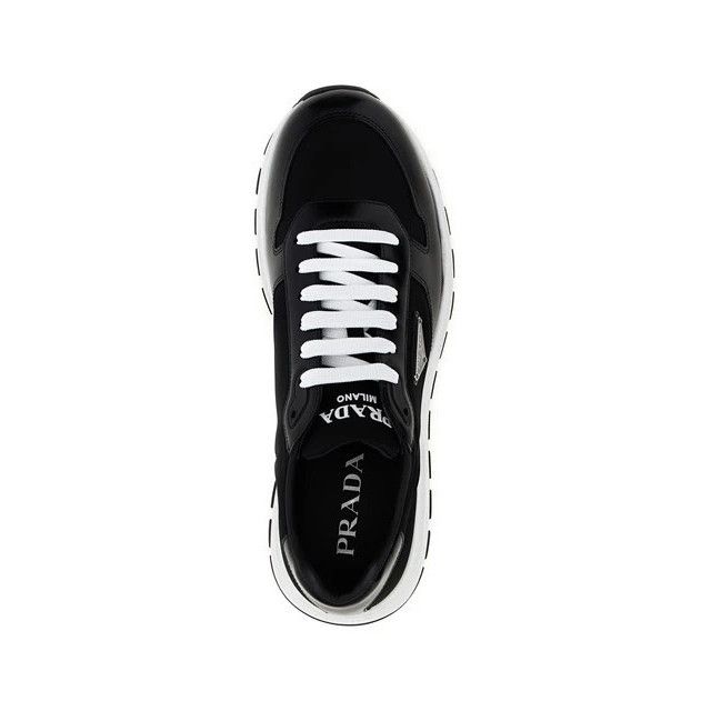 Prada PRADA Prax 2.0 $1150 White/Black Sneakers New & Authentic (M Size US 10 / EU 43 - 4 Thumbnail