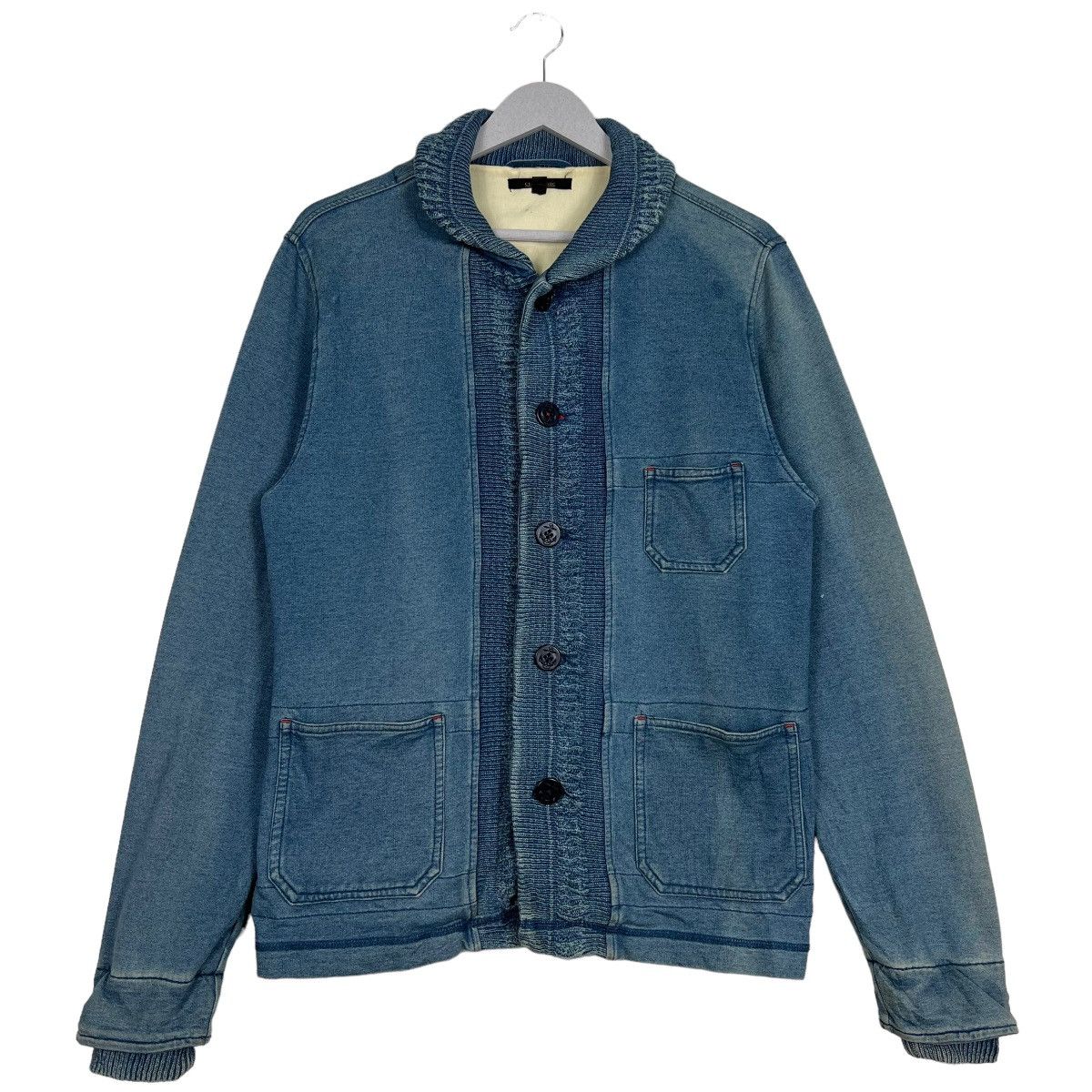 Ciaopanic 🔥 CIAOPANIC INDIGO SHAWL COLAR NAVY JACKET Size US M / EU 48-50 / 2 - 2 Thumbnail