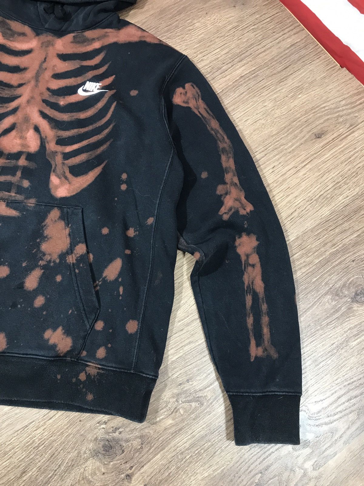 Nike × Vintage Vintage Nike Skeleton Big Logo Hoodie Size US M / EU 48-50 / 2 - 4 Thumbnail