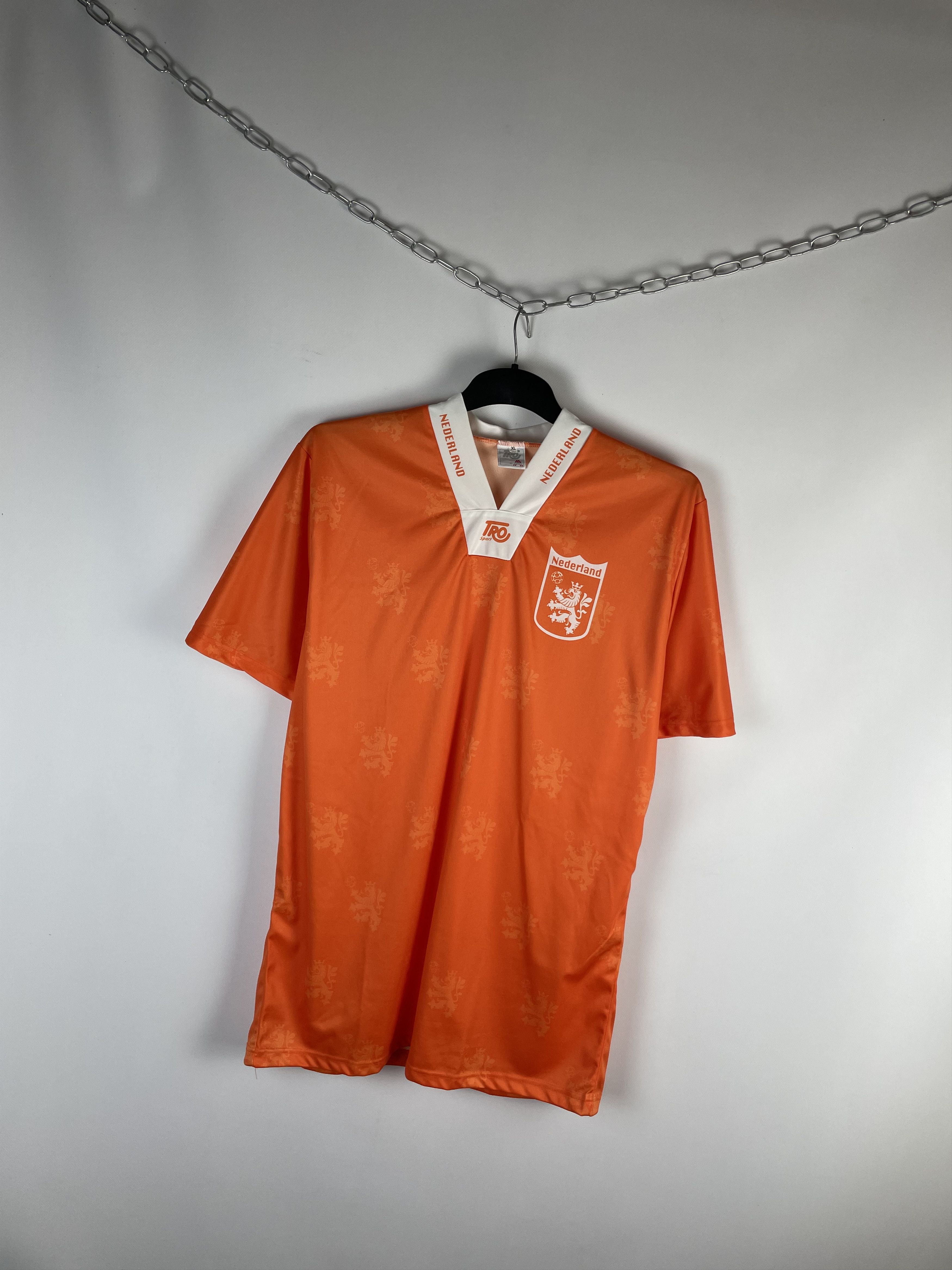 Vintage Vintage Nederland soccer jersey Size US XL / EU 56 / 4 - 2 Thumbnail