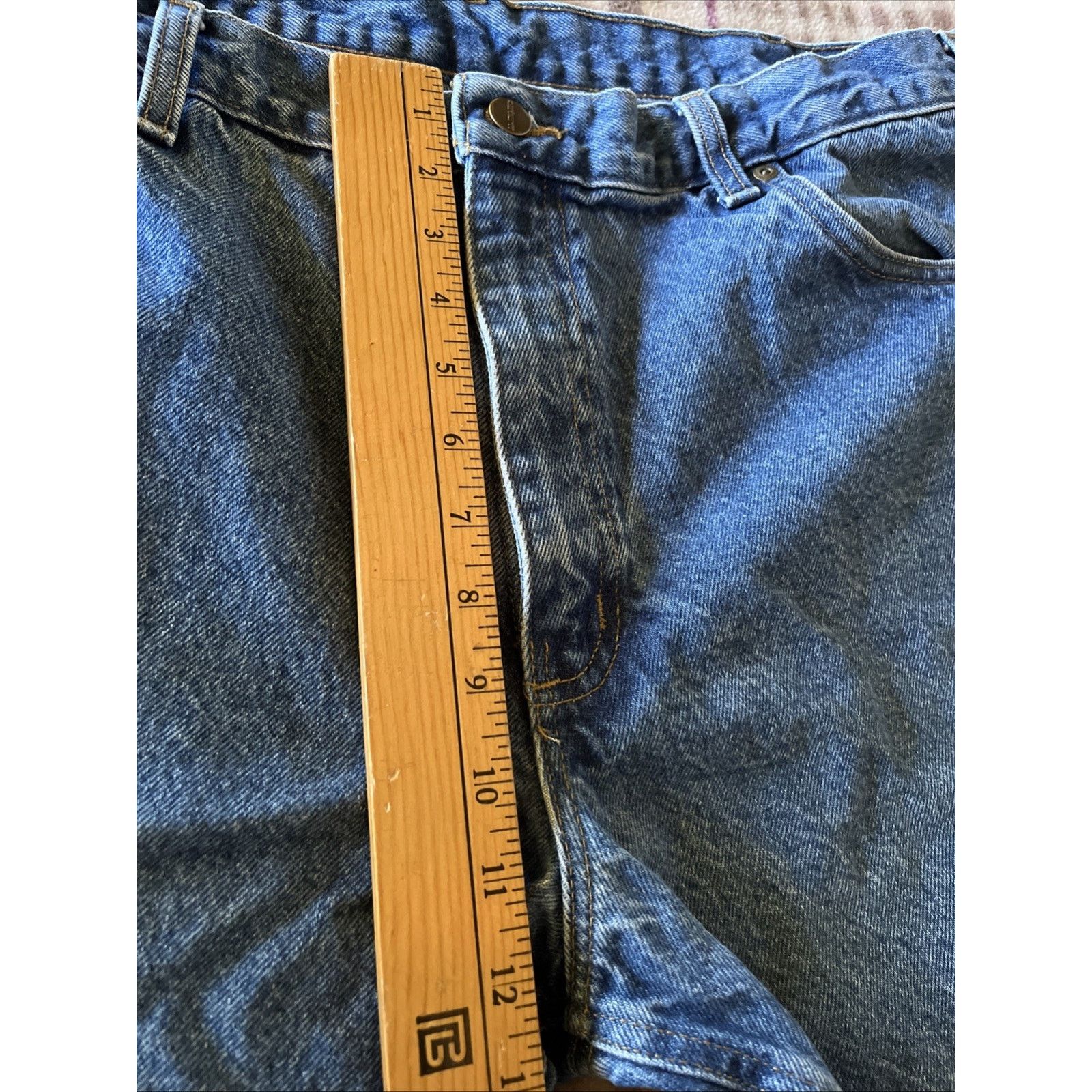 Carhartt Carhartt Jeans Mens 38x28 Blue Relaxed Fit Cotton Denim Size US 38 / EU 54 - 8 Thumbnail