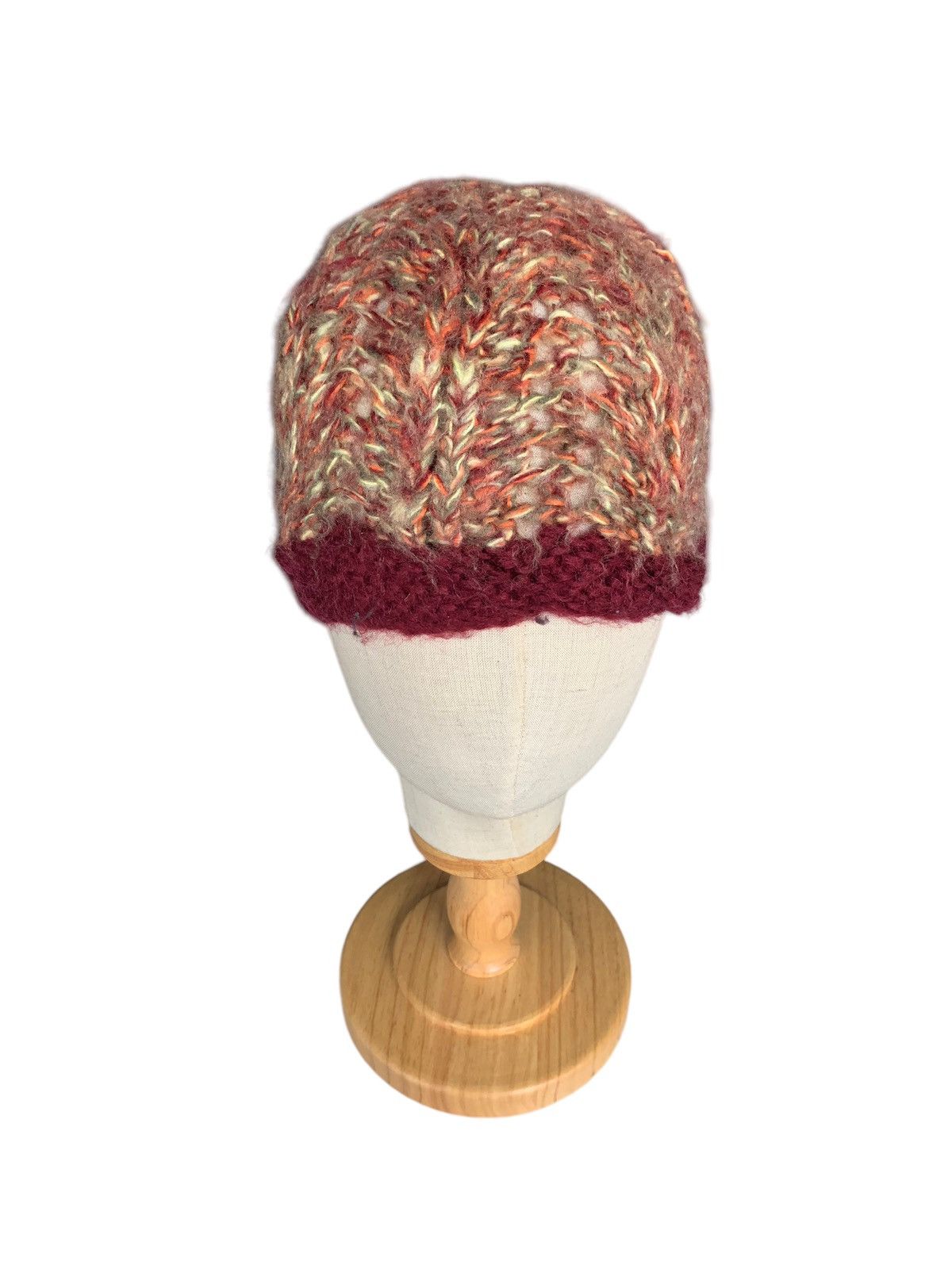 Japanese Brand × Vintage Crochet Knitted Beanie Hats Size ONE SIZE - 4 Thumbnail