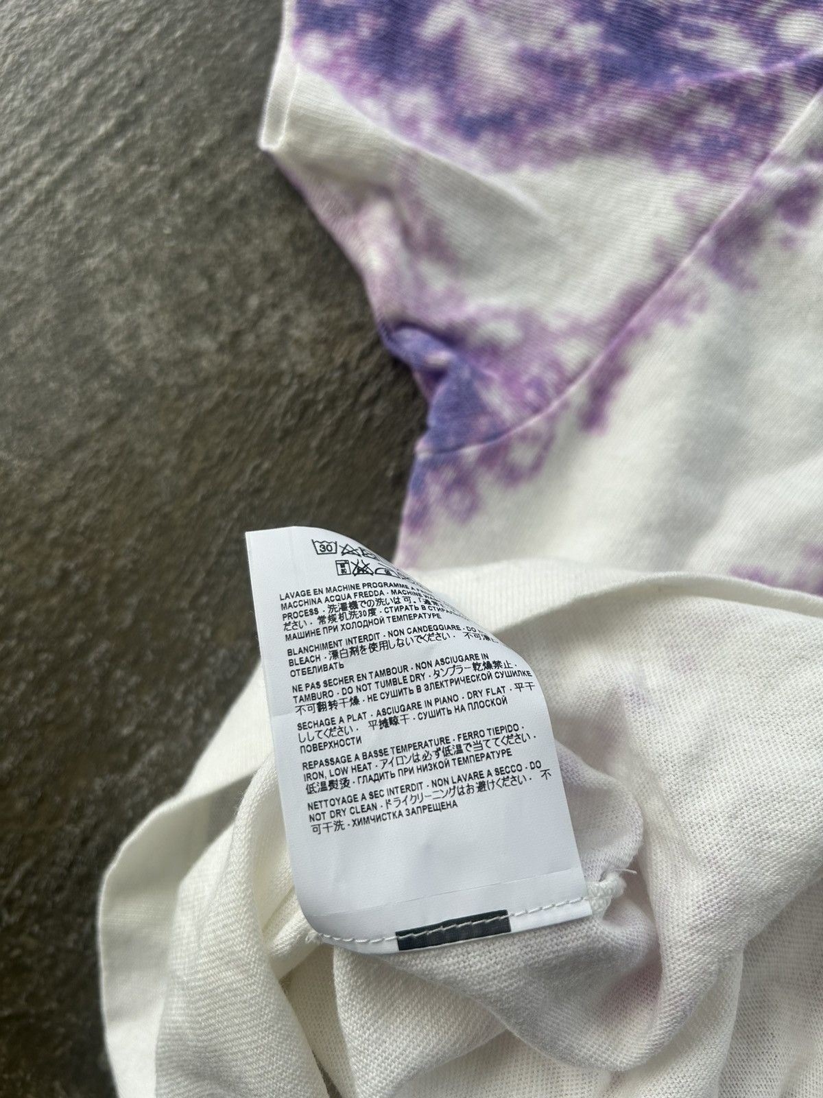 Saint Laurent Paris Saint Laurent Paris SS16 Tie Dye T Shirt Hedi Slimane Size US XS / EU 42 / 0 - 6 Thumbnail